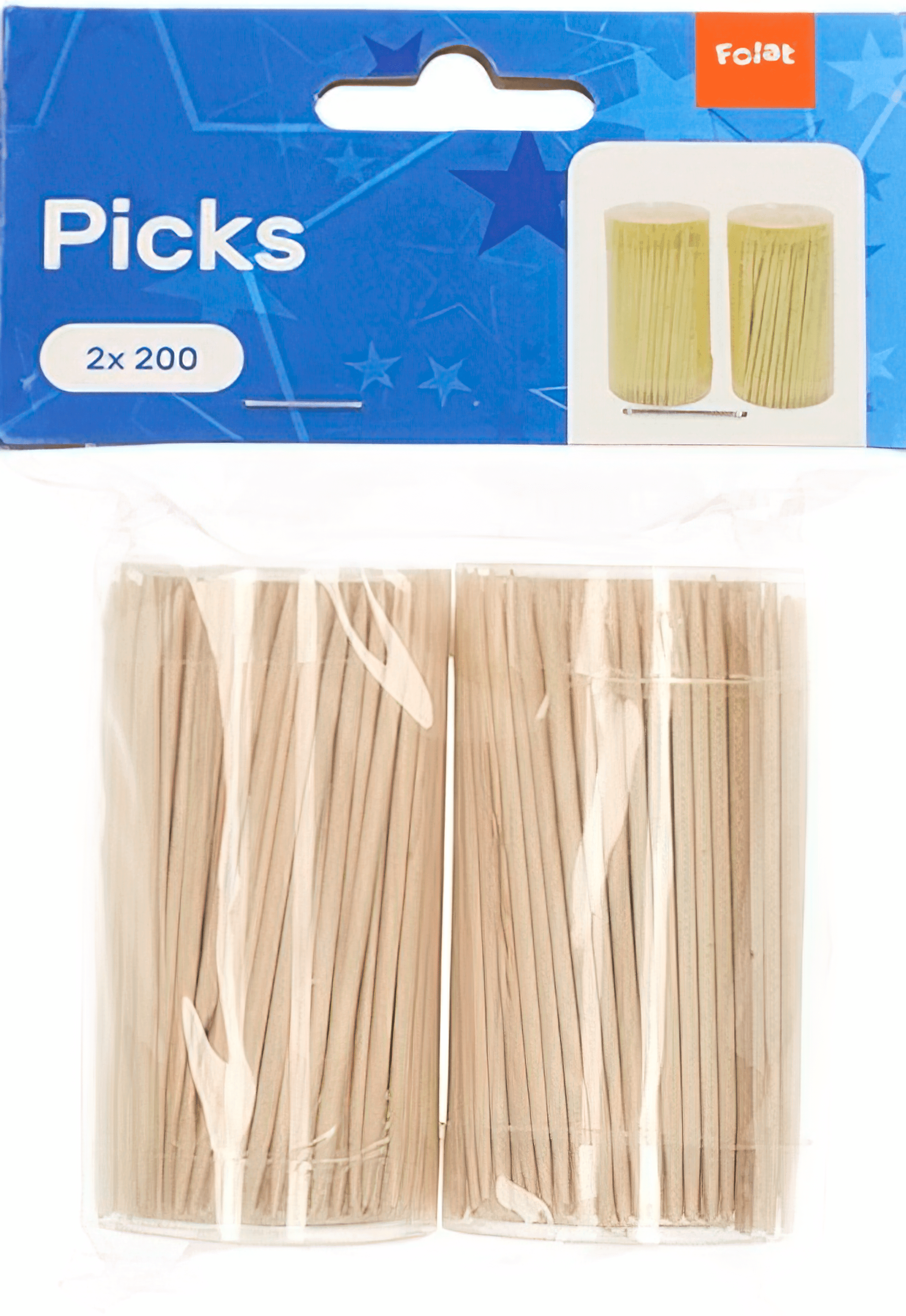 Folat Cocktailprikkers 2x200 stuks