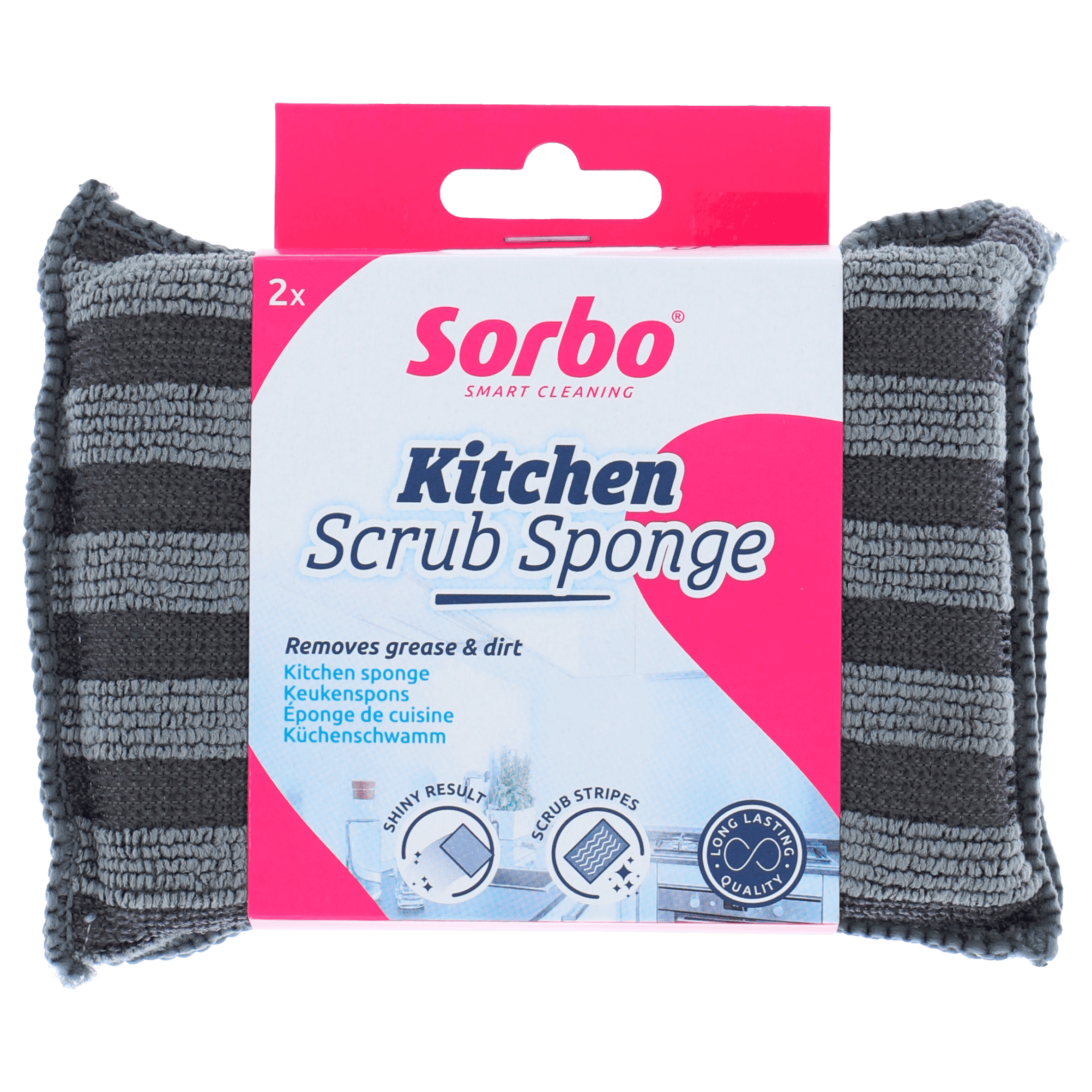 Sorbo Kitchen Scrub Sponge 2-in-1