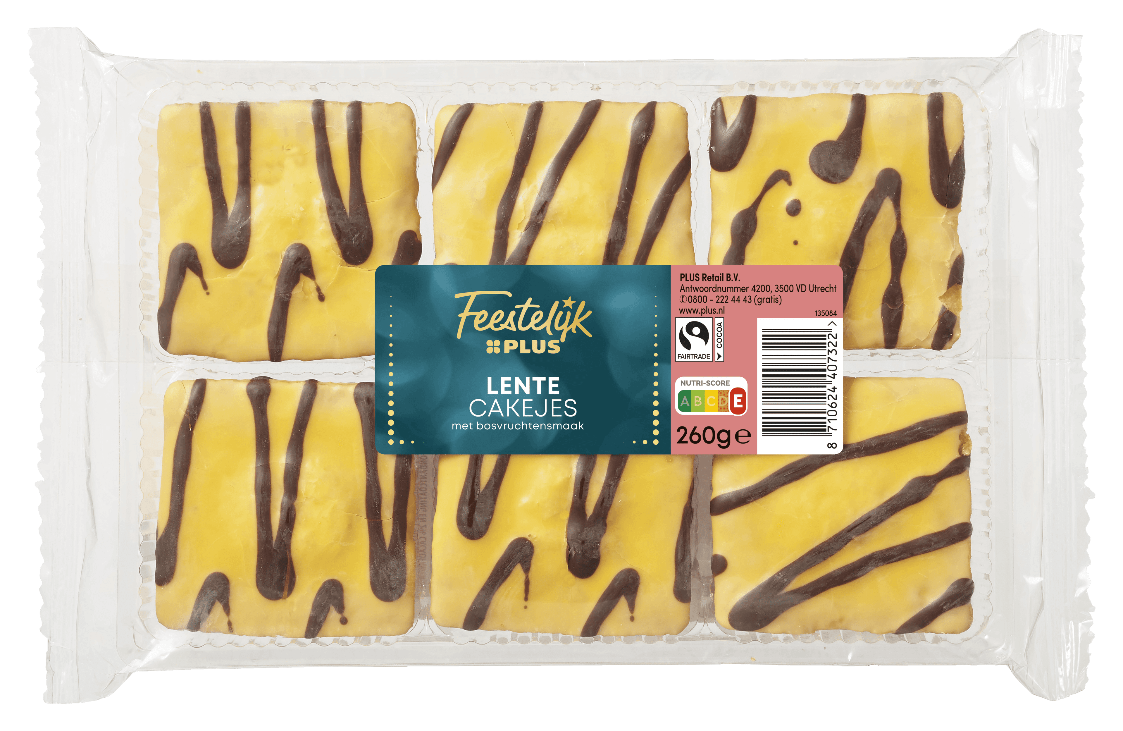 Feestelijk PLUS Lentecakejes met bosvruchtenvulling