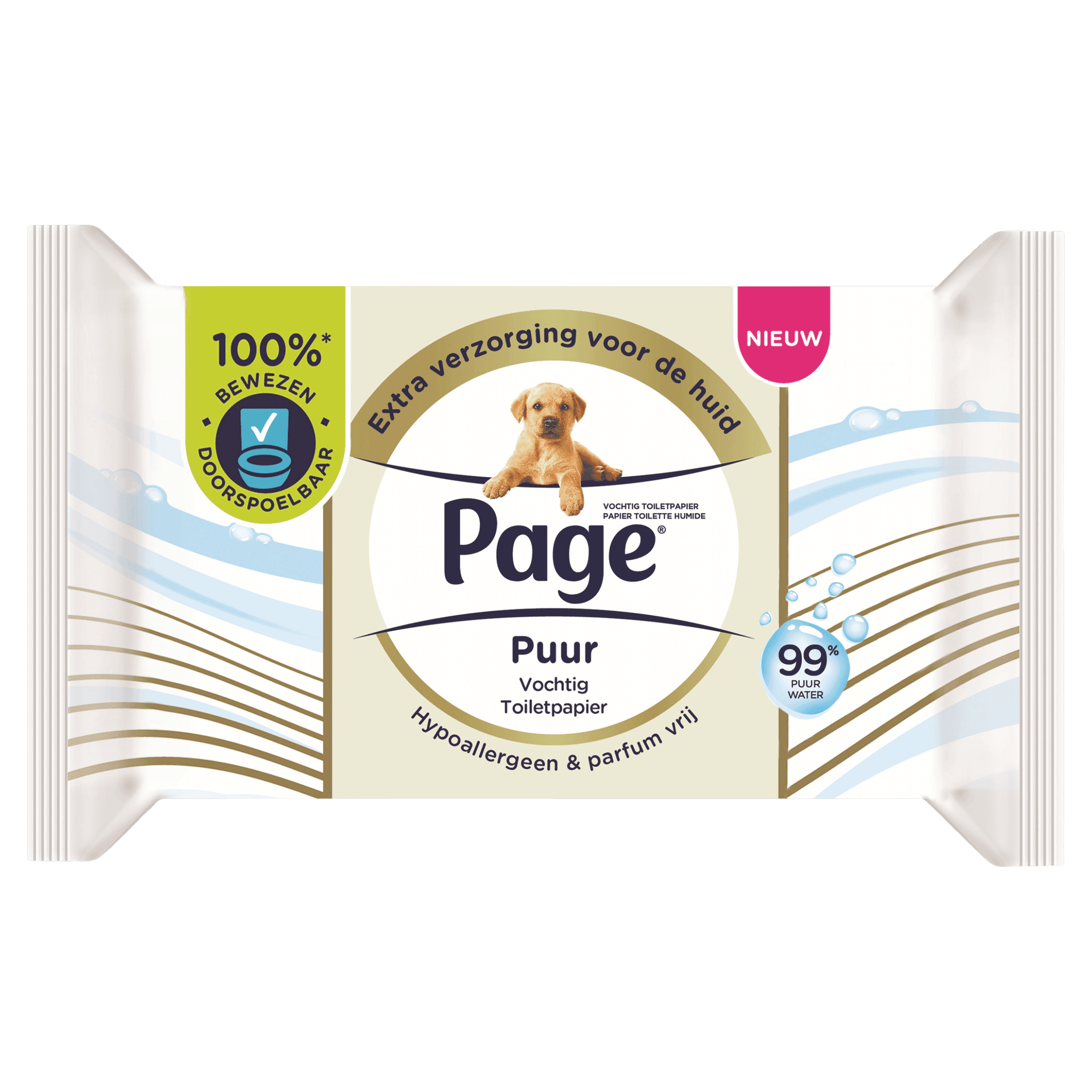 Page Vochtig toiletpapier puur 38 st