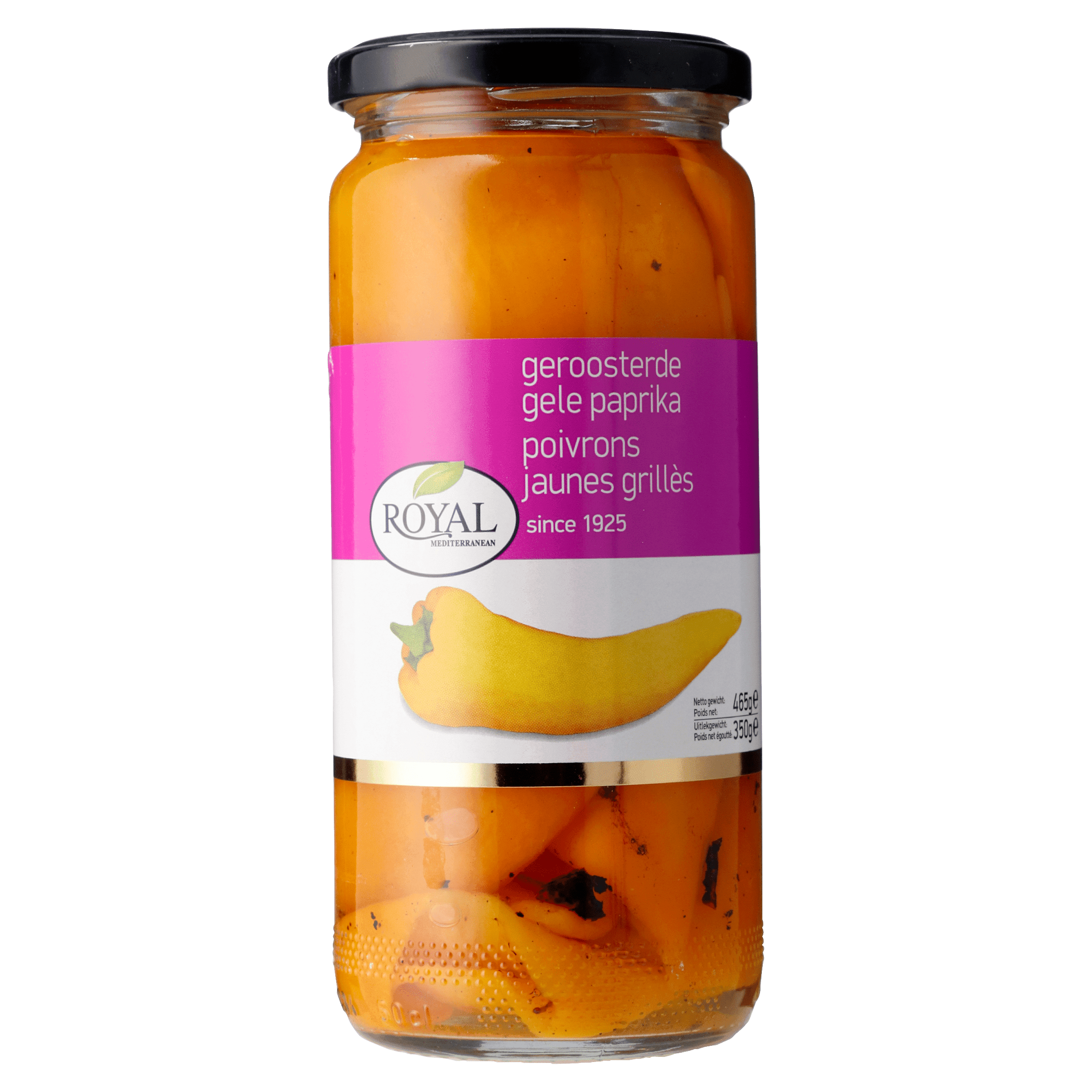 Royal Geroosterde gele paprika
