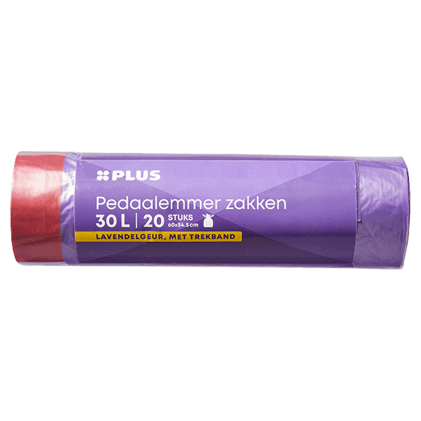 PLUS Trekbandzakken Lavendel 30L