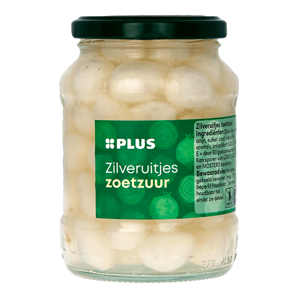PLUS Zilveruitjes zoetzuur