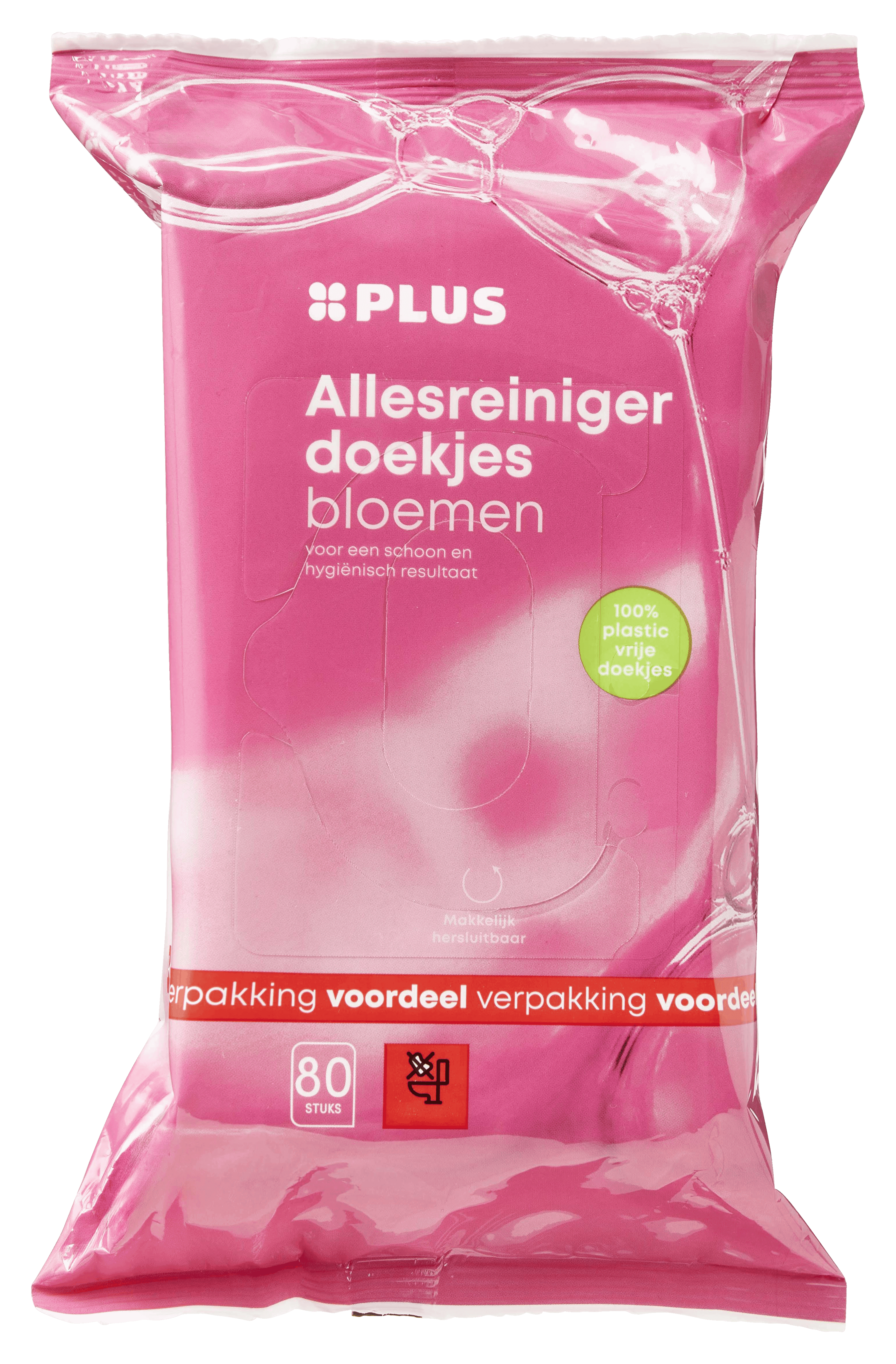 PLUS Allesreiniger doekjes bloemen