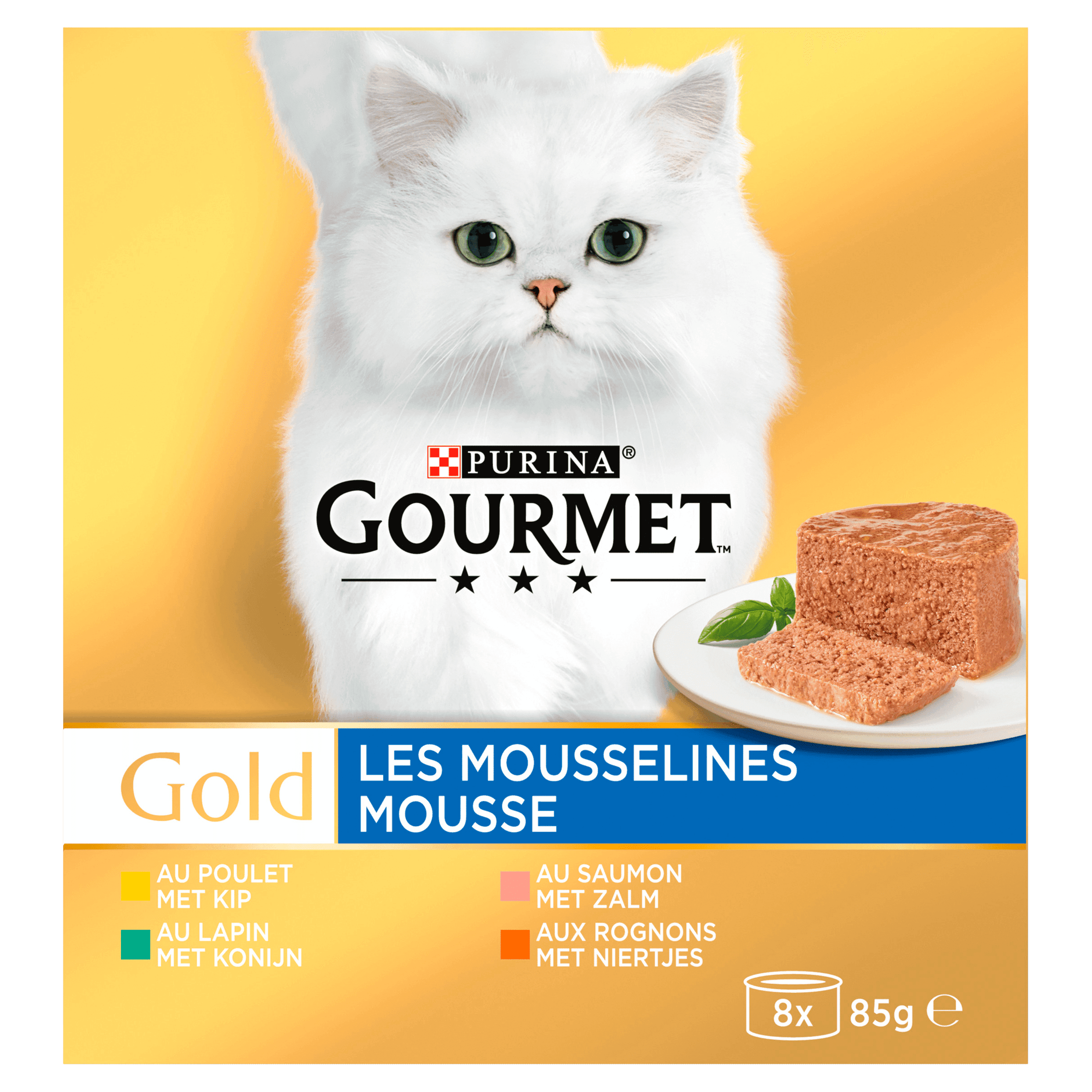 Gourmet Gold mousse kattenvoer nat vlees/vis
