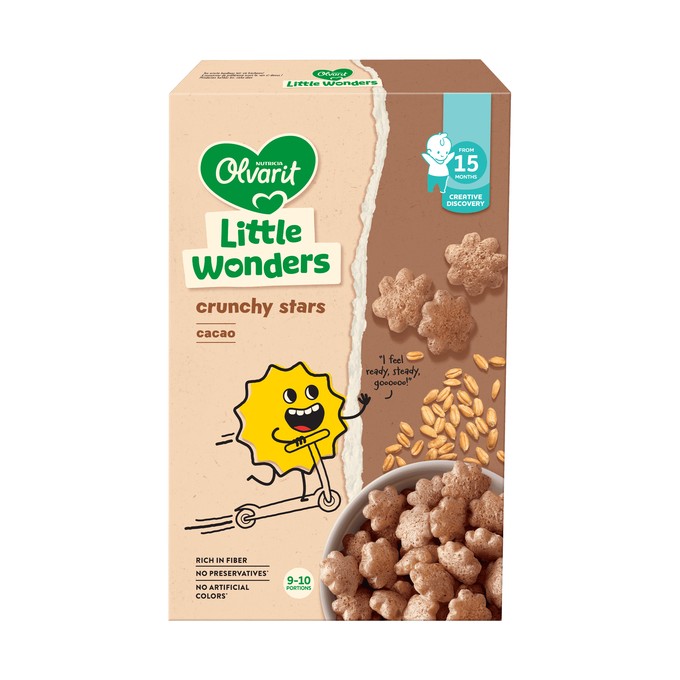 Olvarit Up! Peuter crunchies cacao +12m