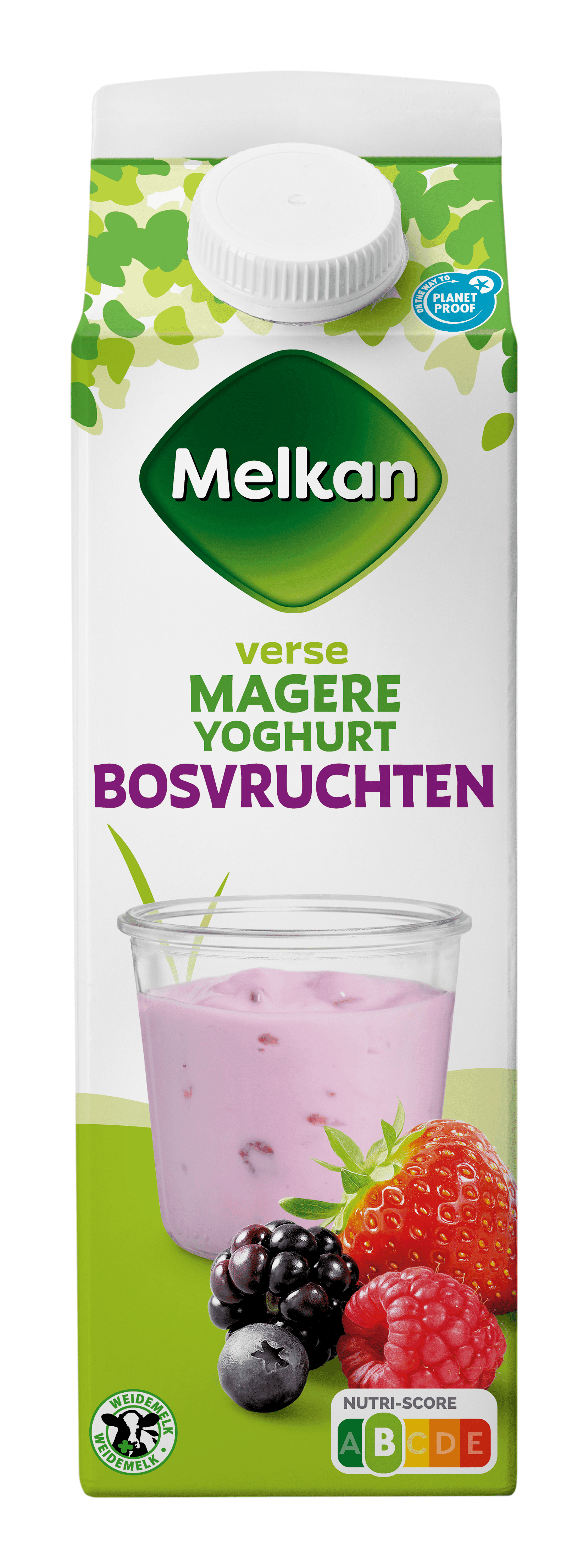 Melkan Magere vruchtenyoghurt bosvruchten