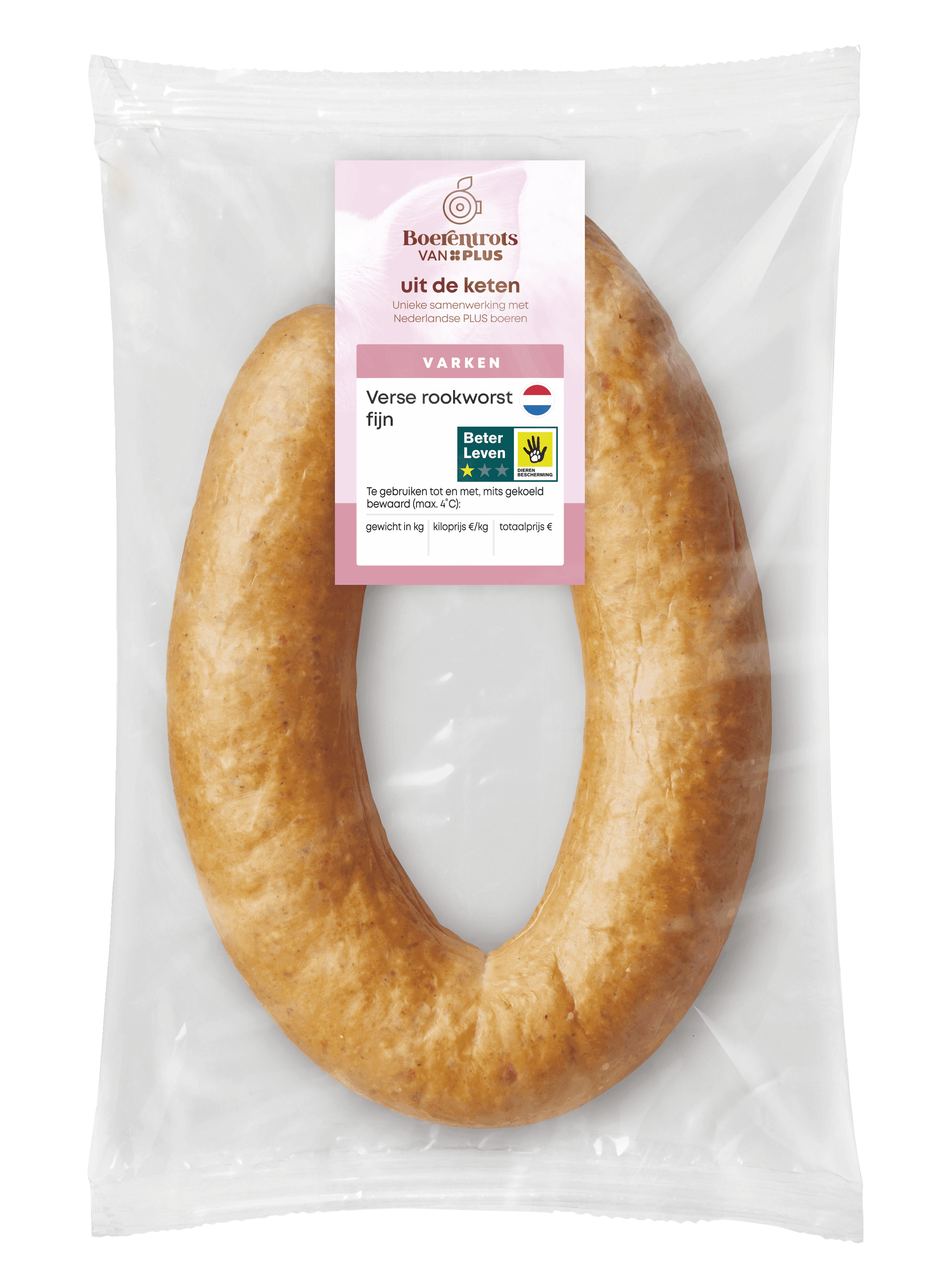 PLUS Boerentrots Verse rookworst fijn