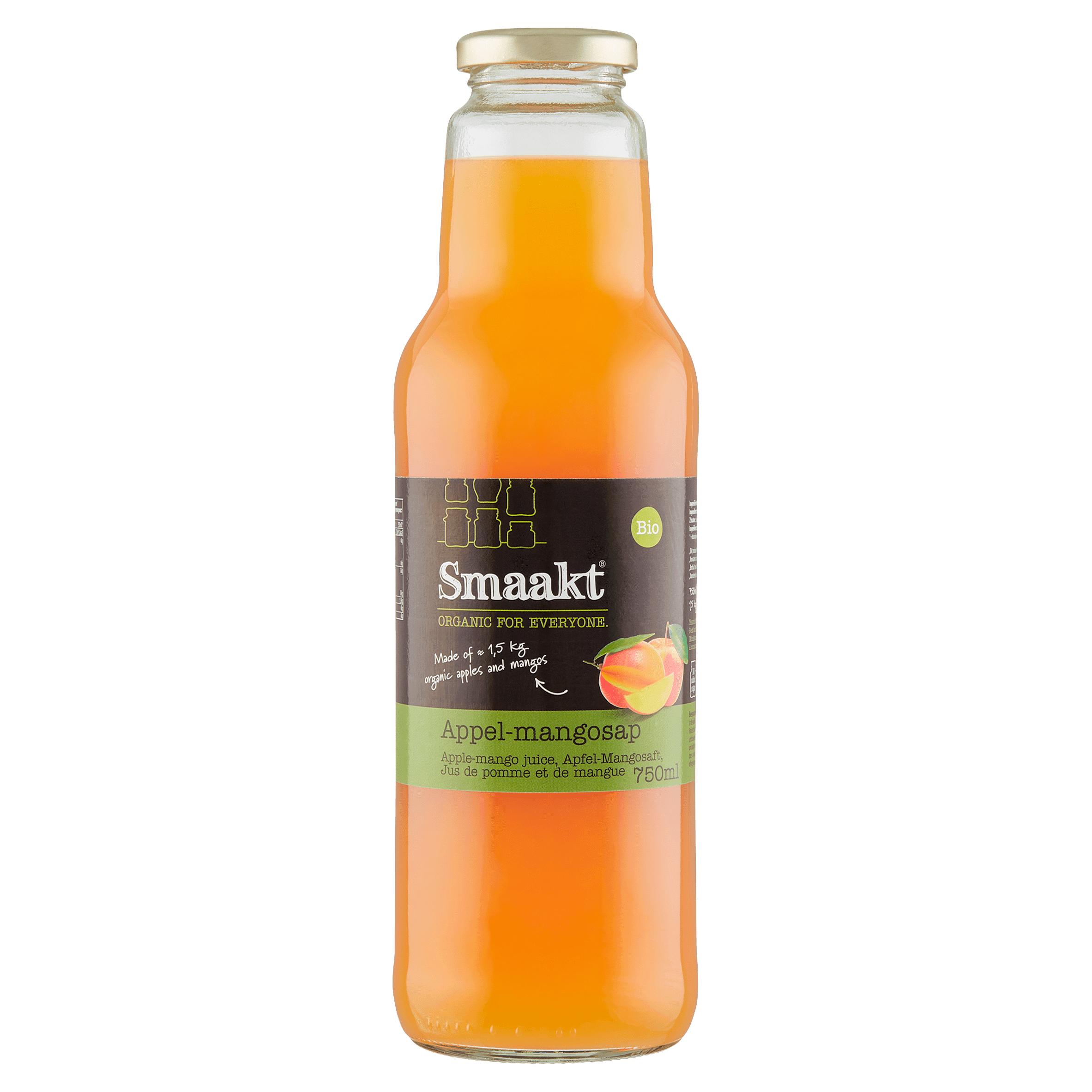Smaakt Appel-mangosap bio