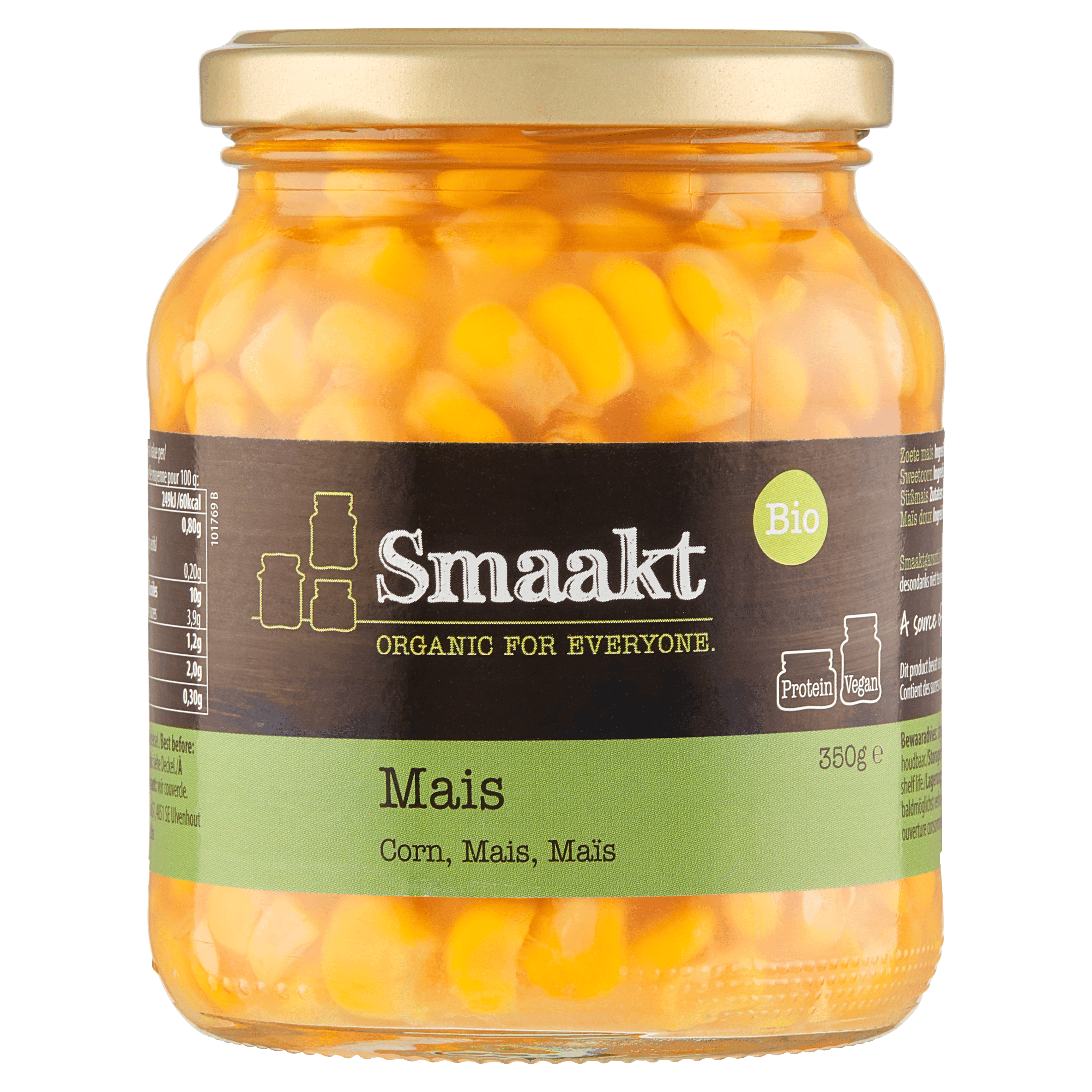 Smaakt Maiskorrels bio