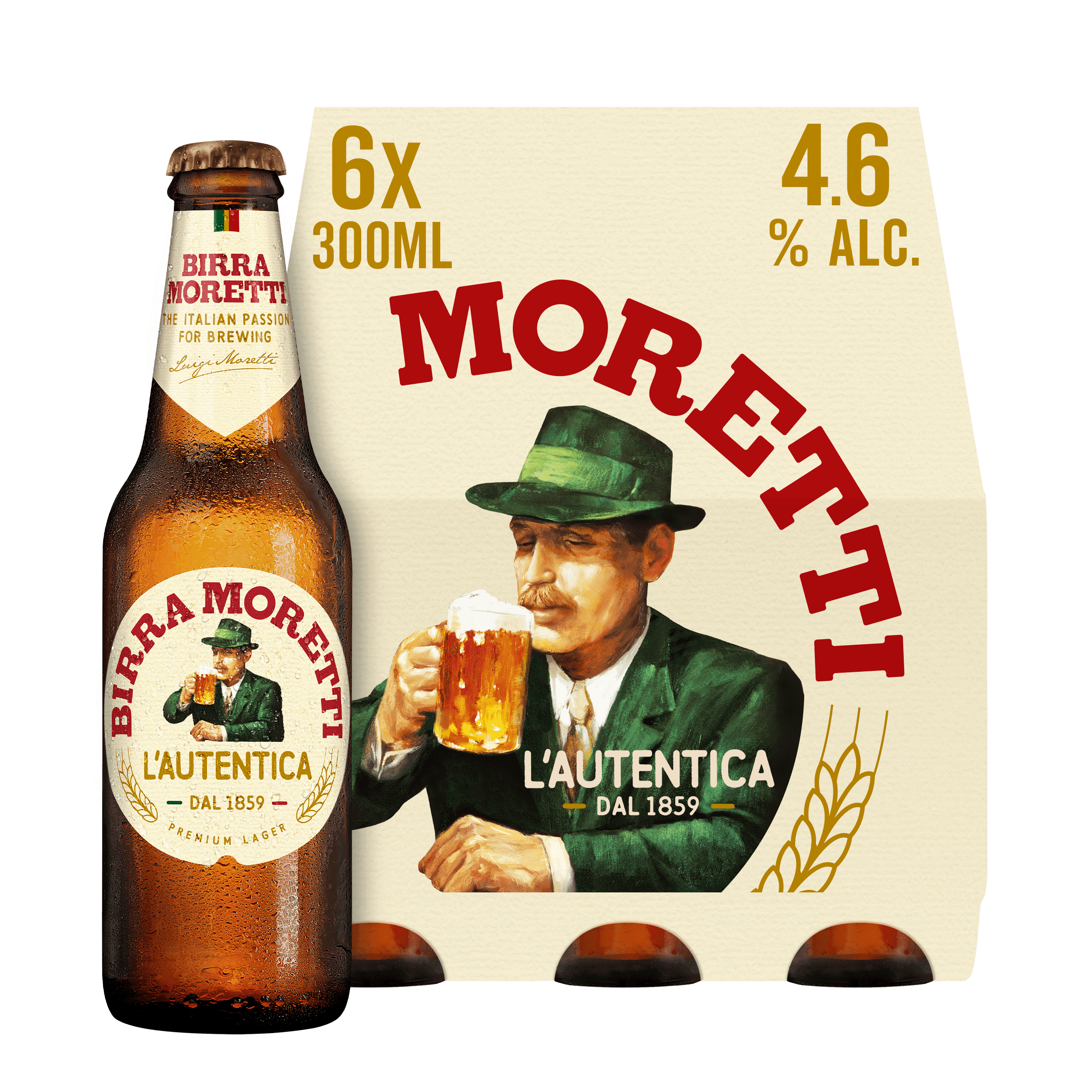 Birra Moretti L'Autentica bier fles