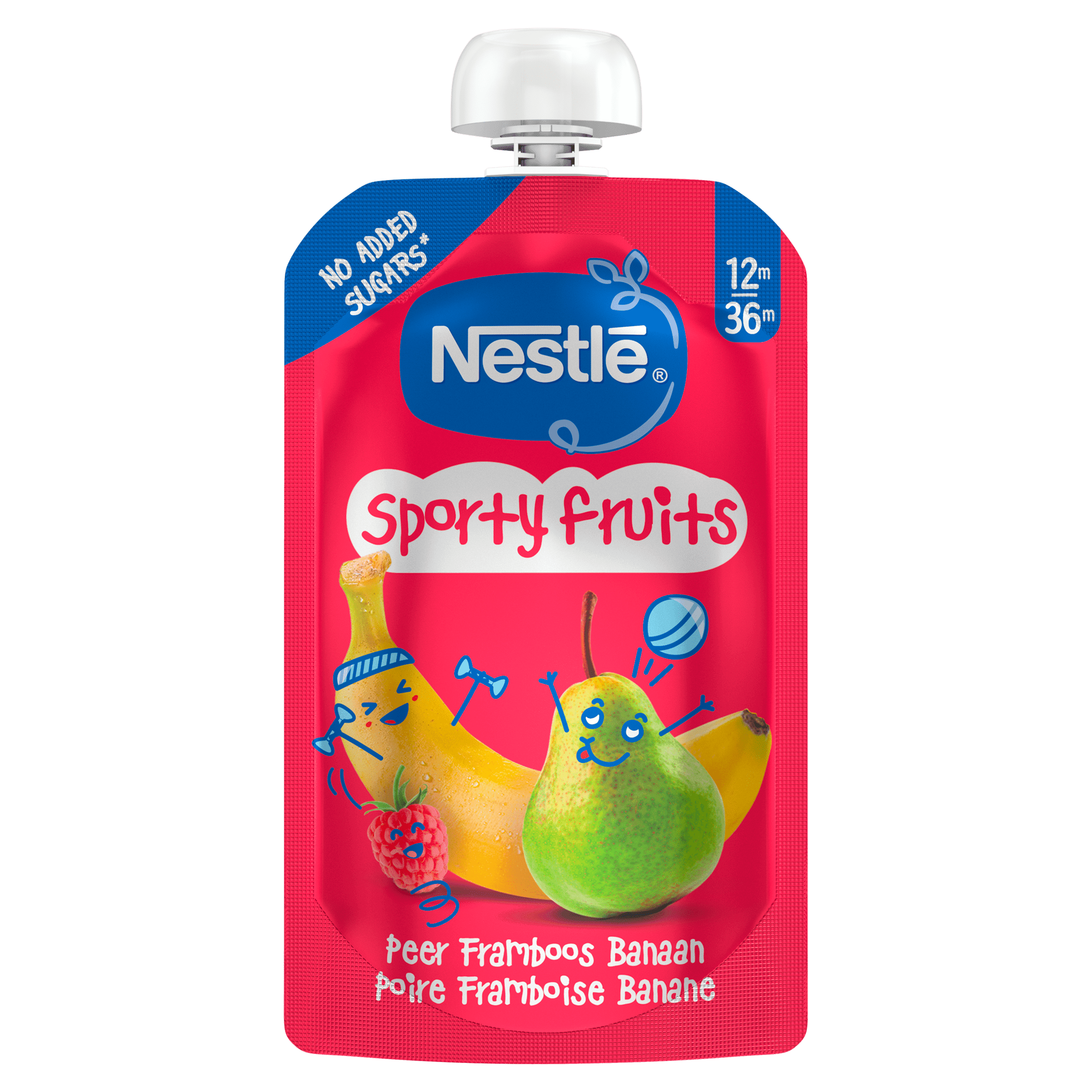 Nestlé knijp Sporty fruits 12-36m