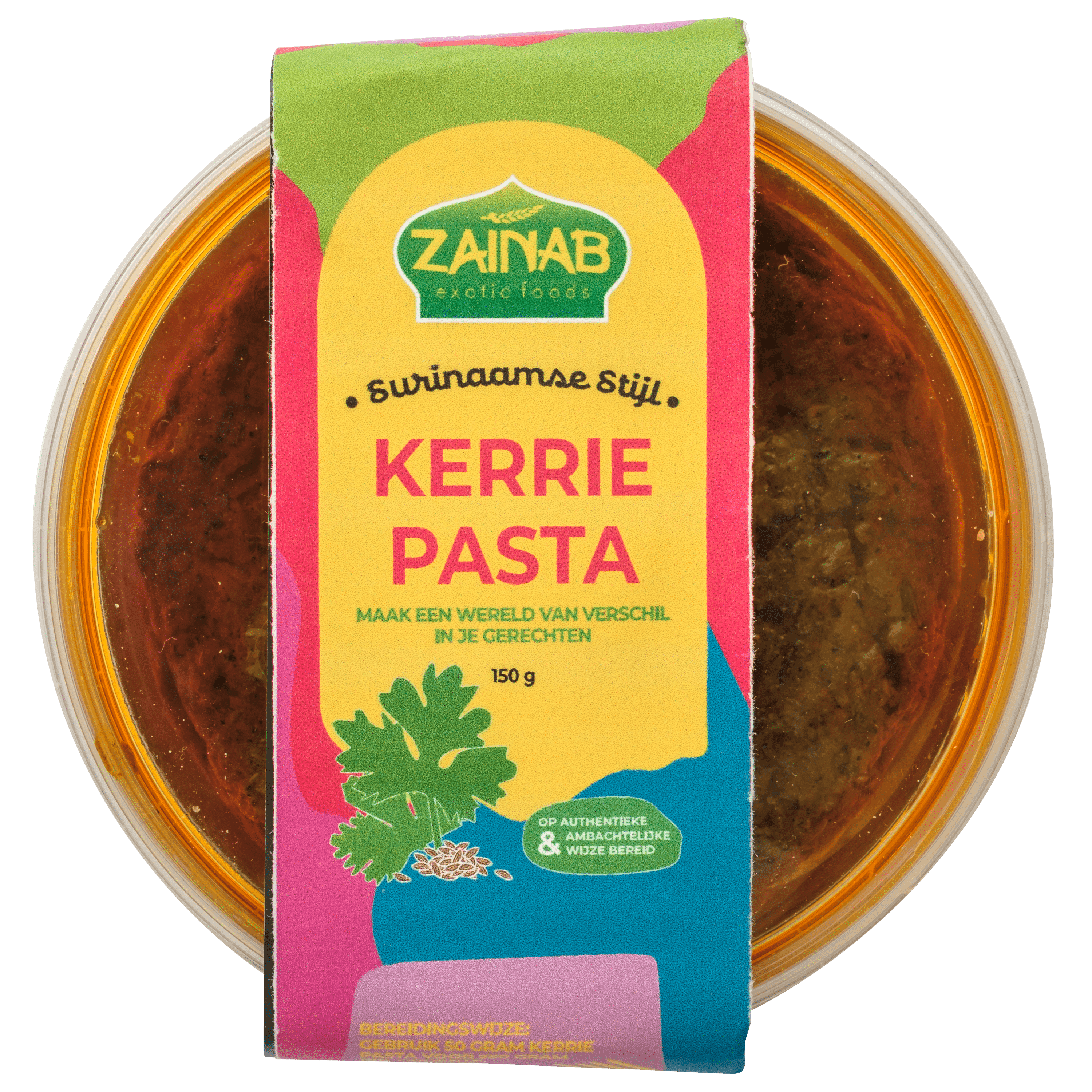 Zainab Surinaamse kerrie pasta