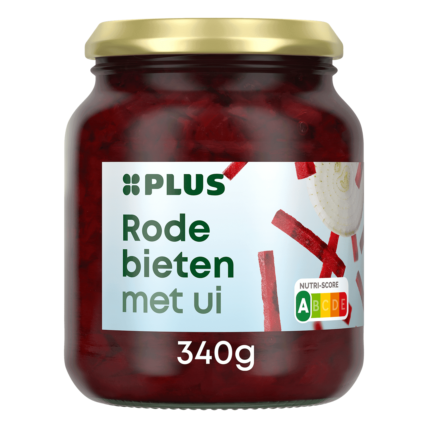PLUS Rode bieten met ui