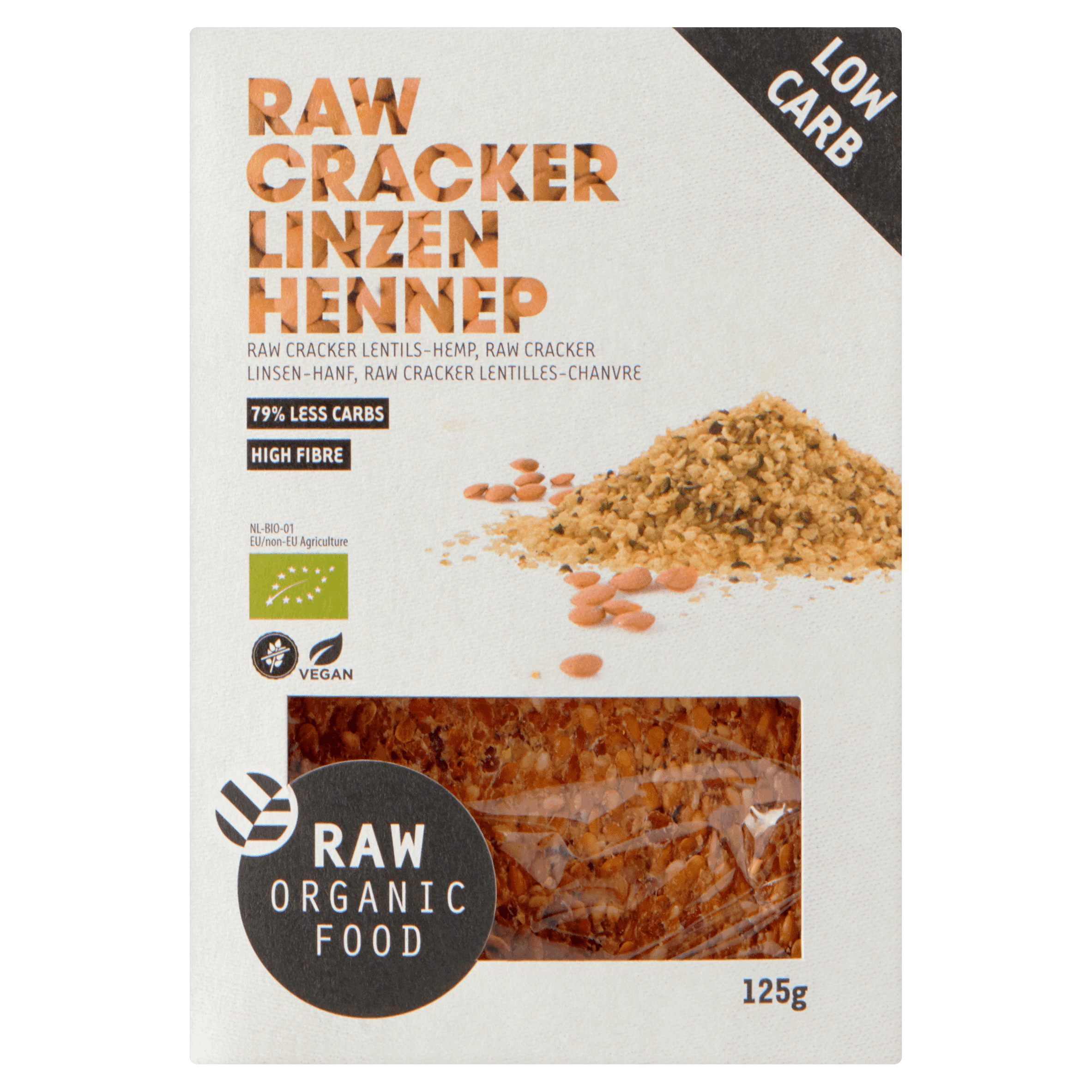 Raw Organic Food Raw crackers linzen-hennep bio