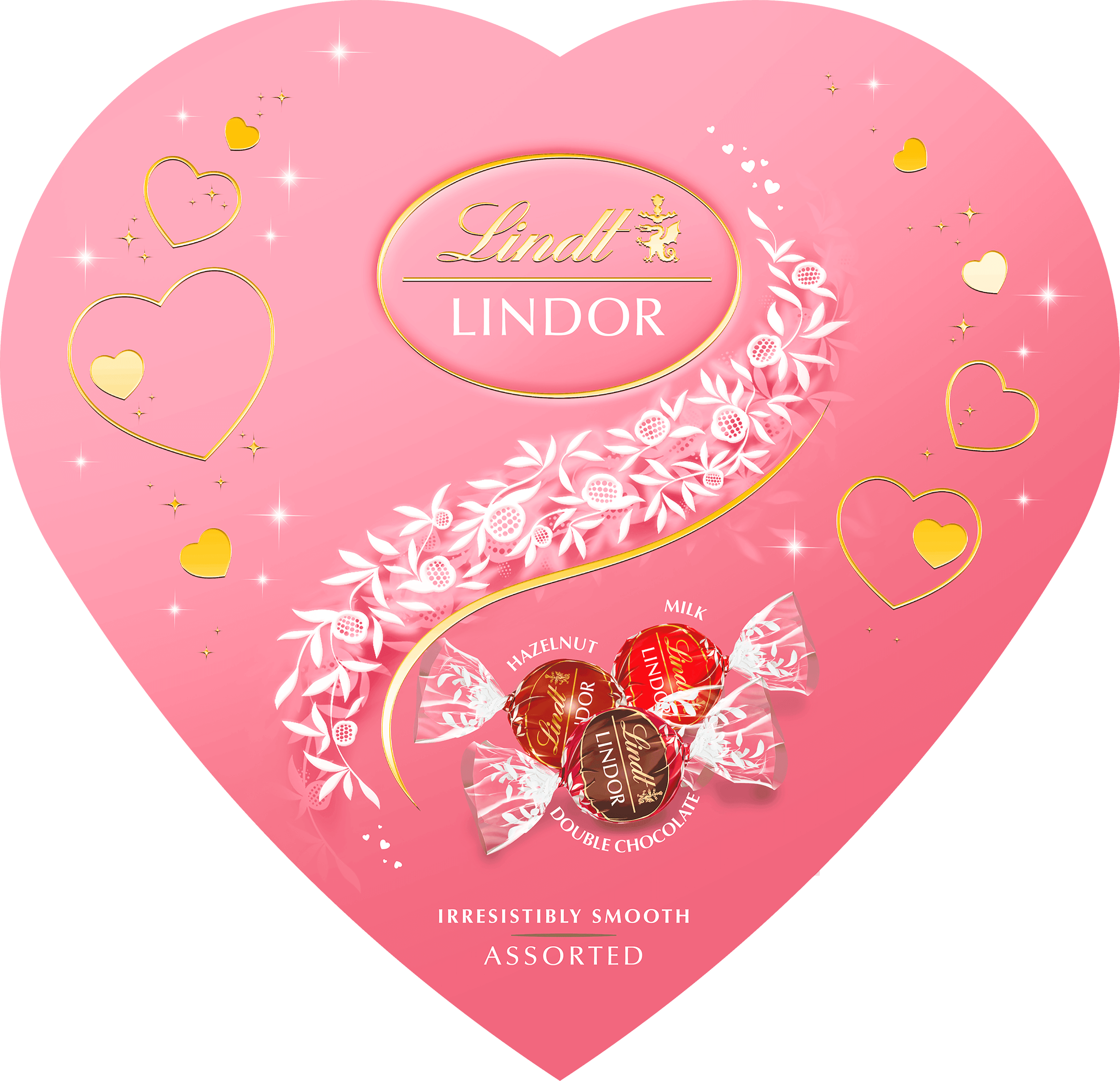 Lindt Lindor Hart Assorted Pink