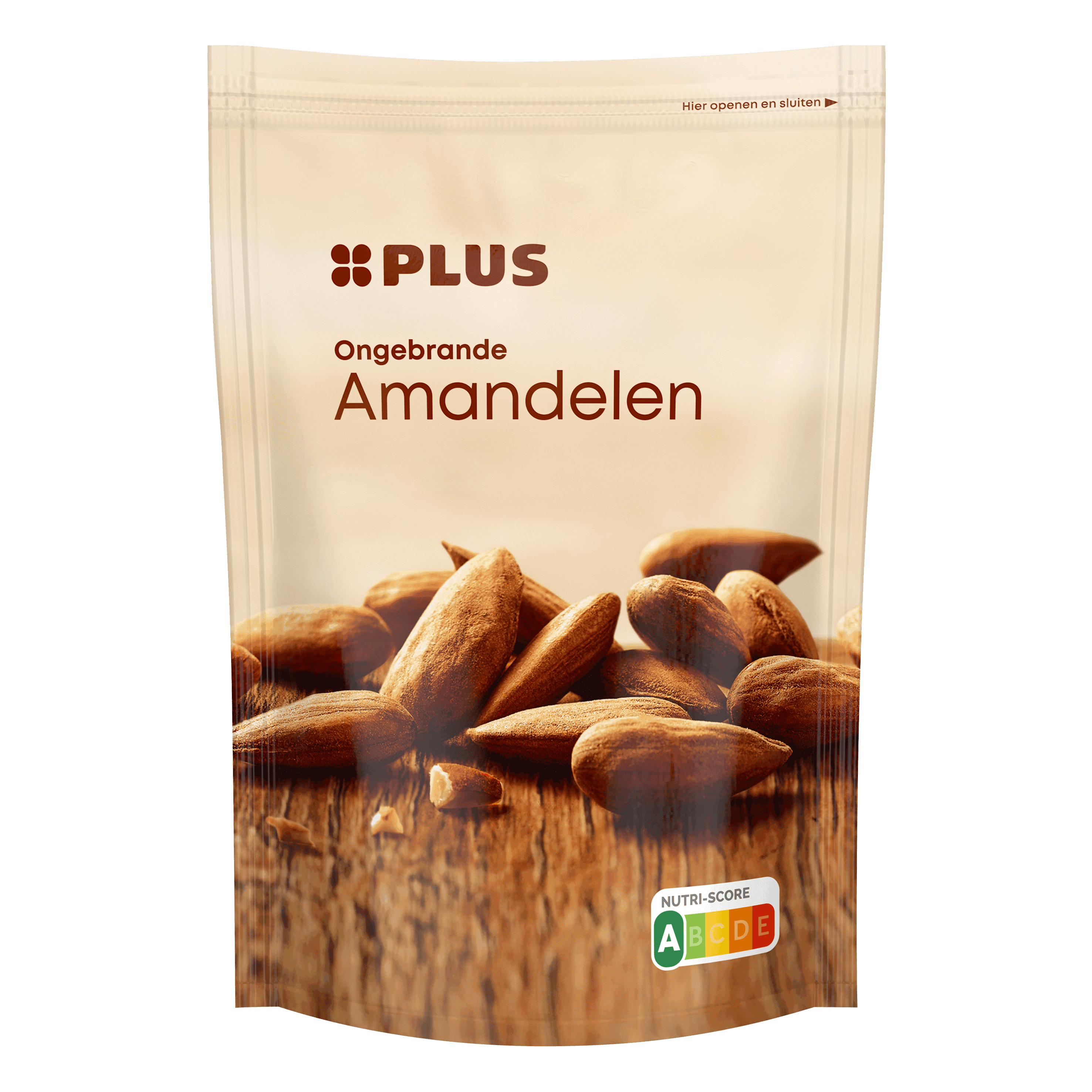 PLUS Amandelen ongebrand en ongezouten