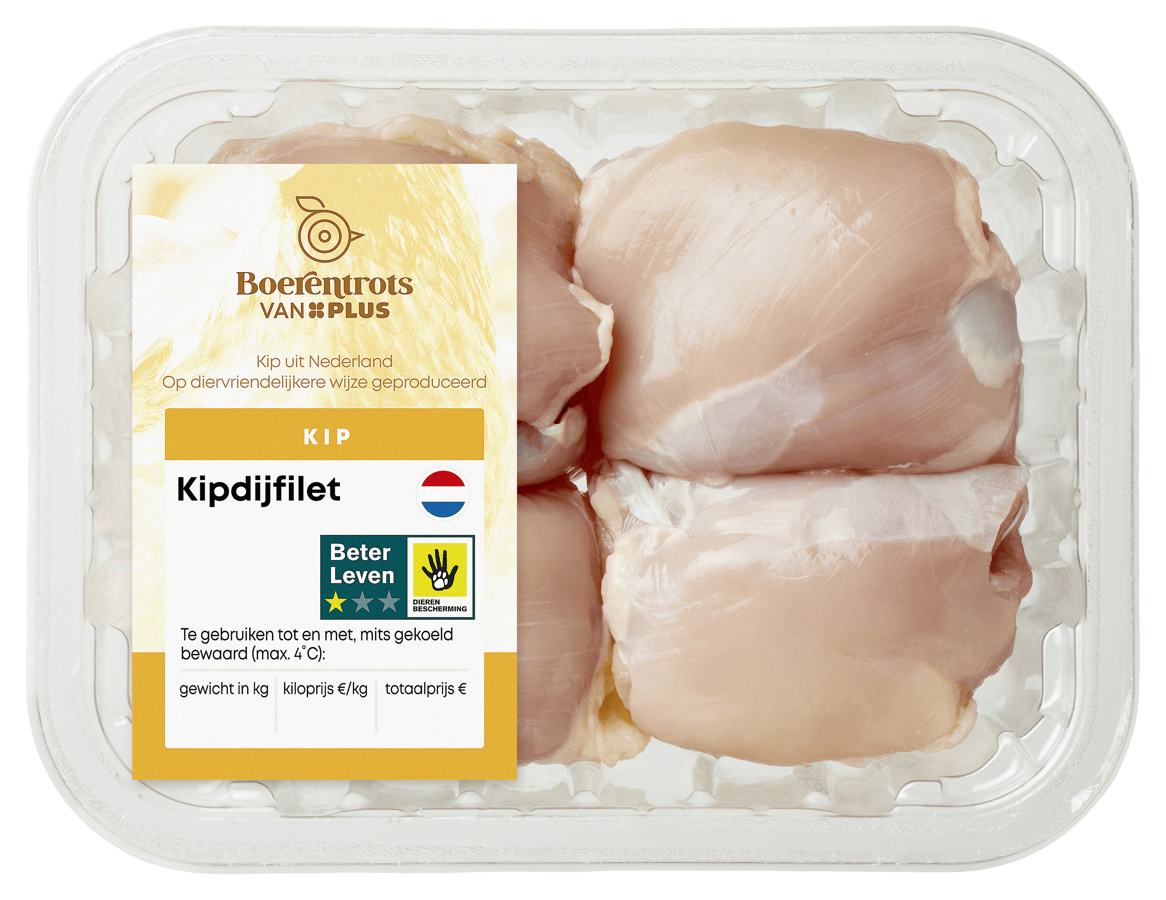 PLUS Boerentrots Kipdijfilet naturel