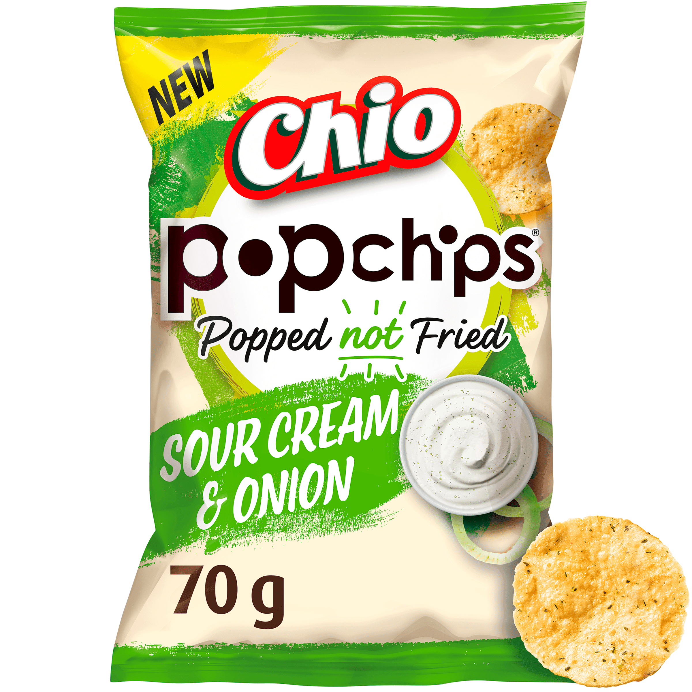 Chio Popchips sour cream and onions