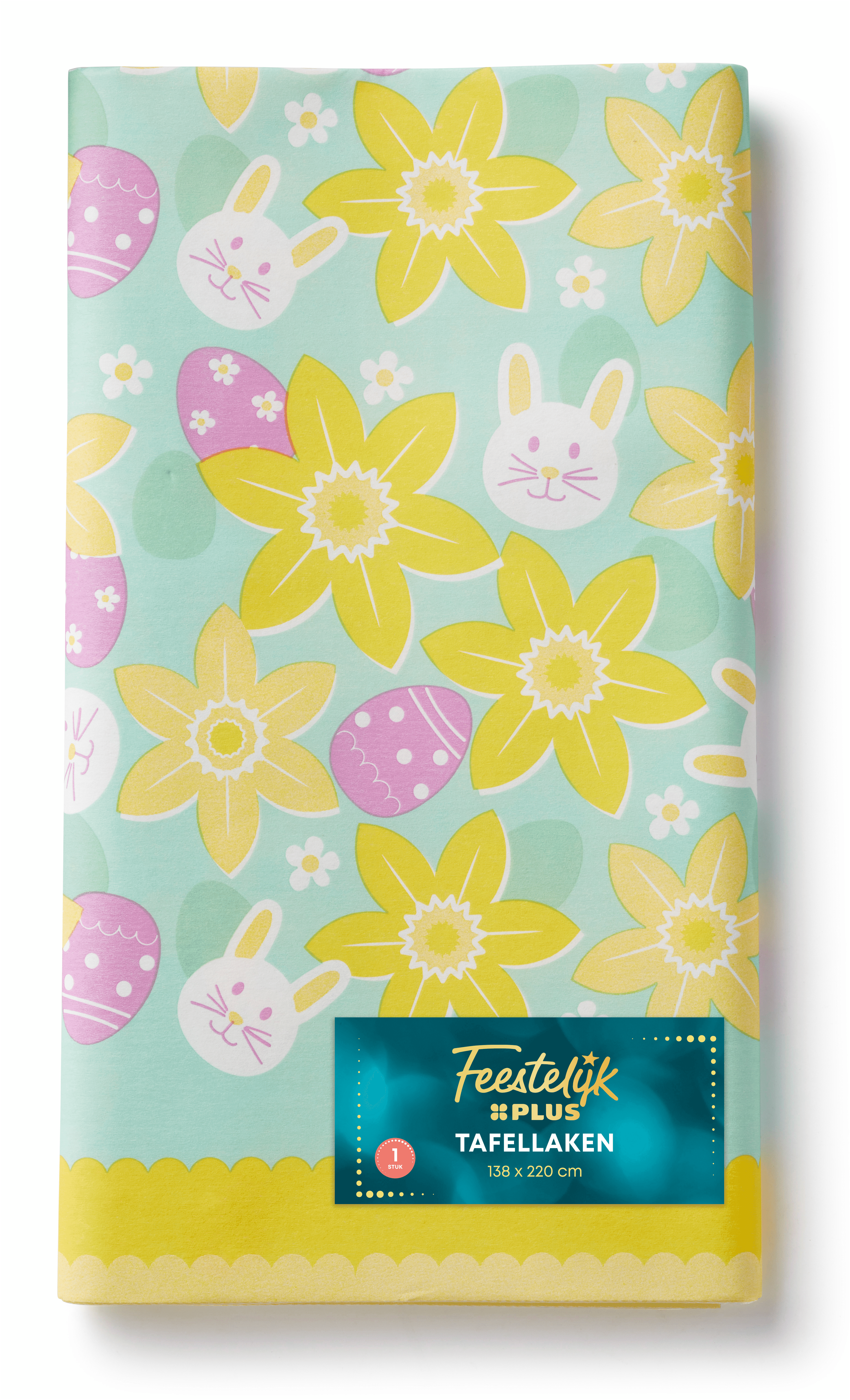 Feestelijk PLUS Pasen Tafellaken bloem