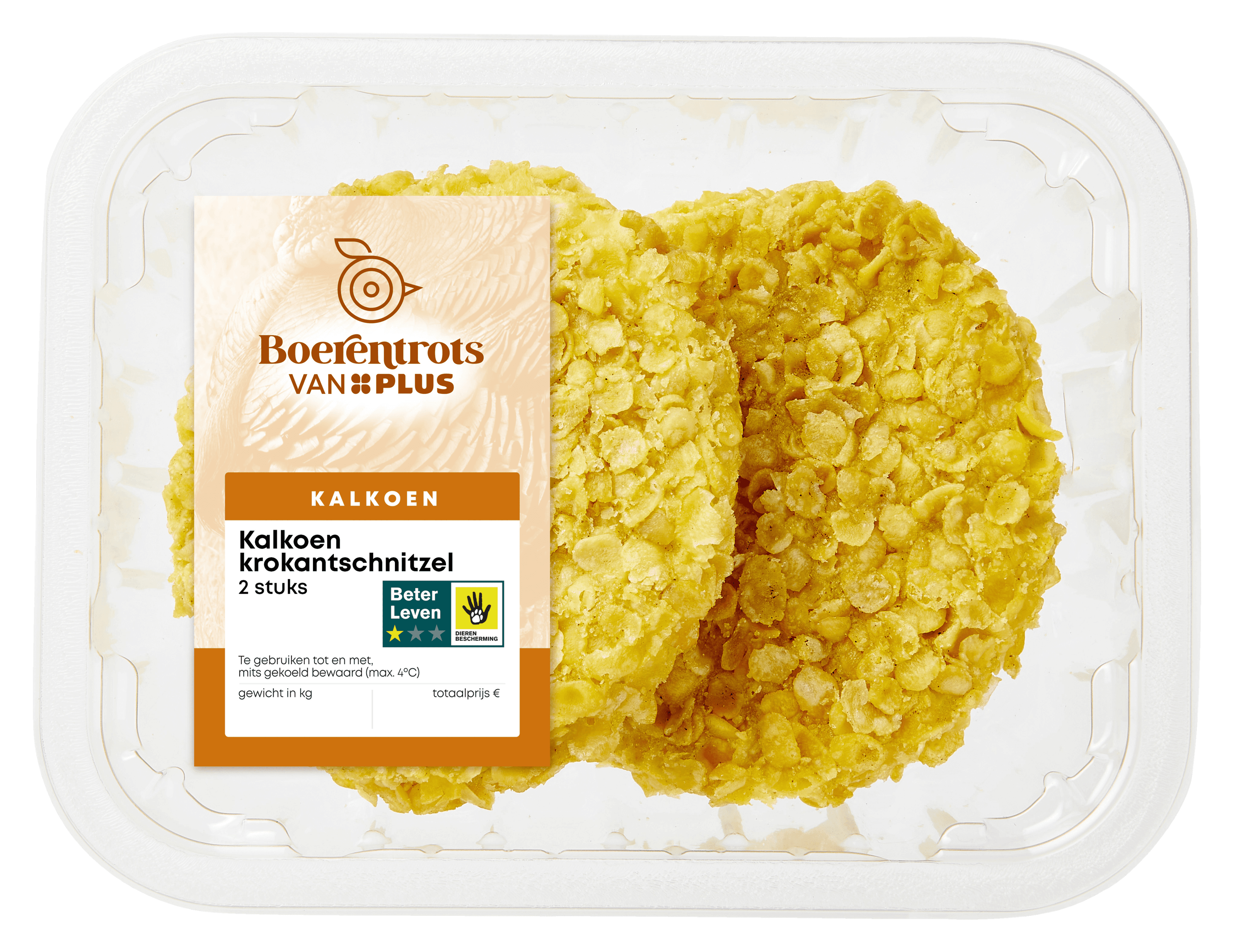 PLUS Boerentrots Kalkoen krokantschnitzel