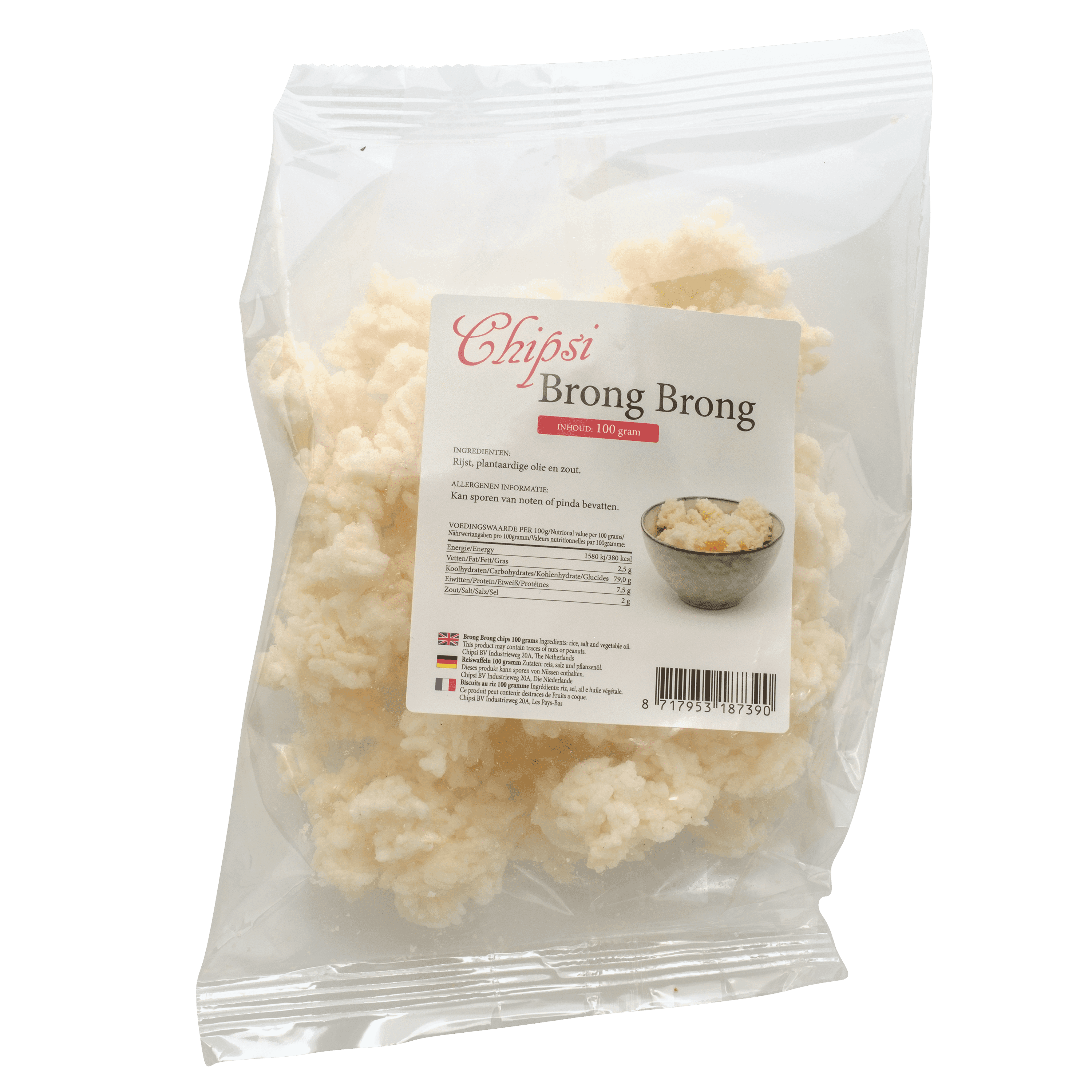 Chipsi rijstsnack Brong Brong