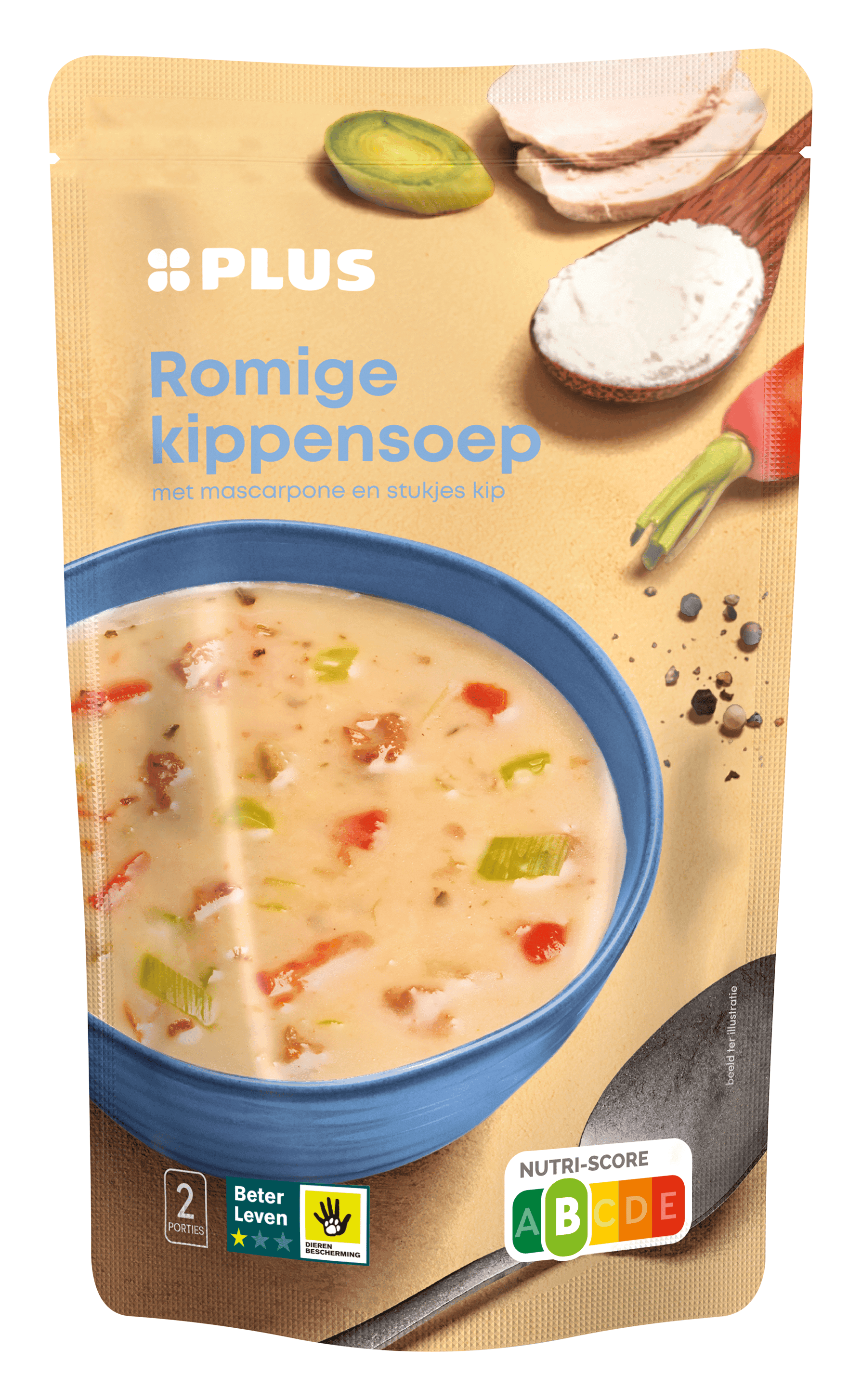 PLUS Soep in zak kippensoep