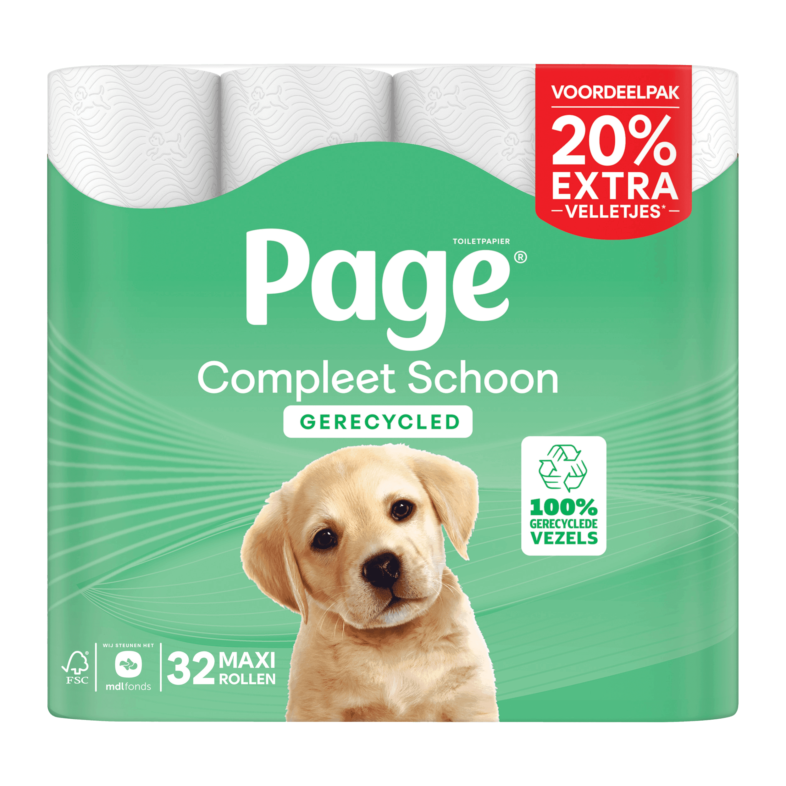 Page Compleet Schoon Recycled Toiletpapier