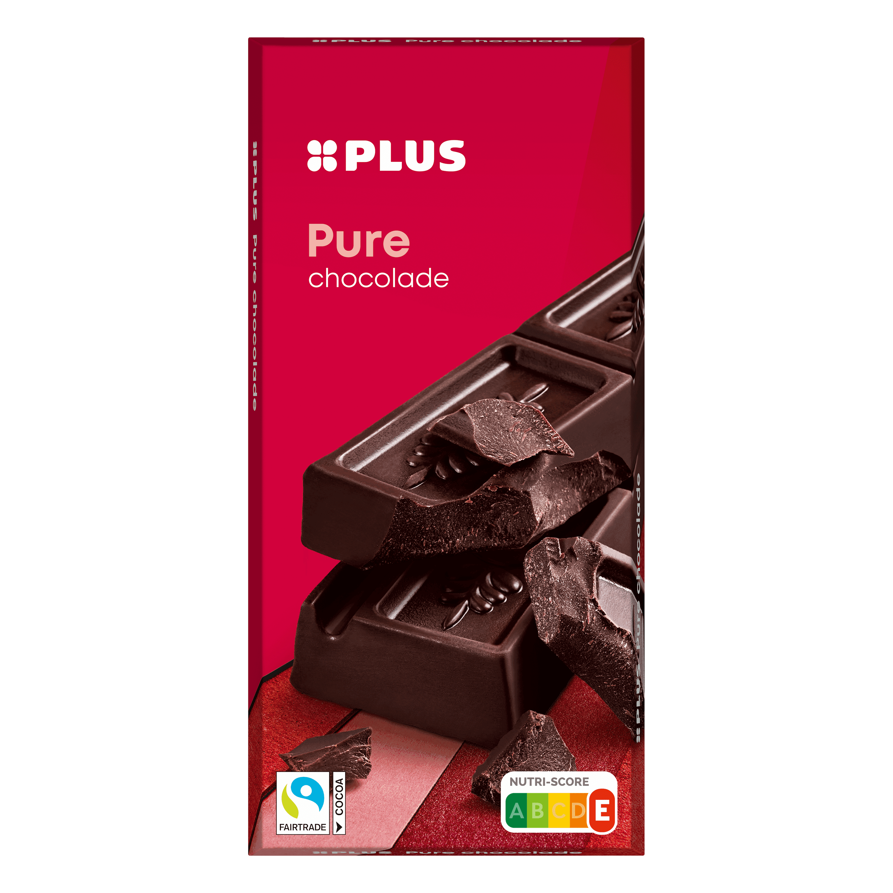 PLUS Chocoladereep puur Fairtrade