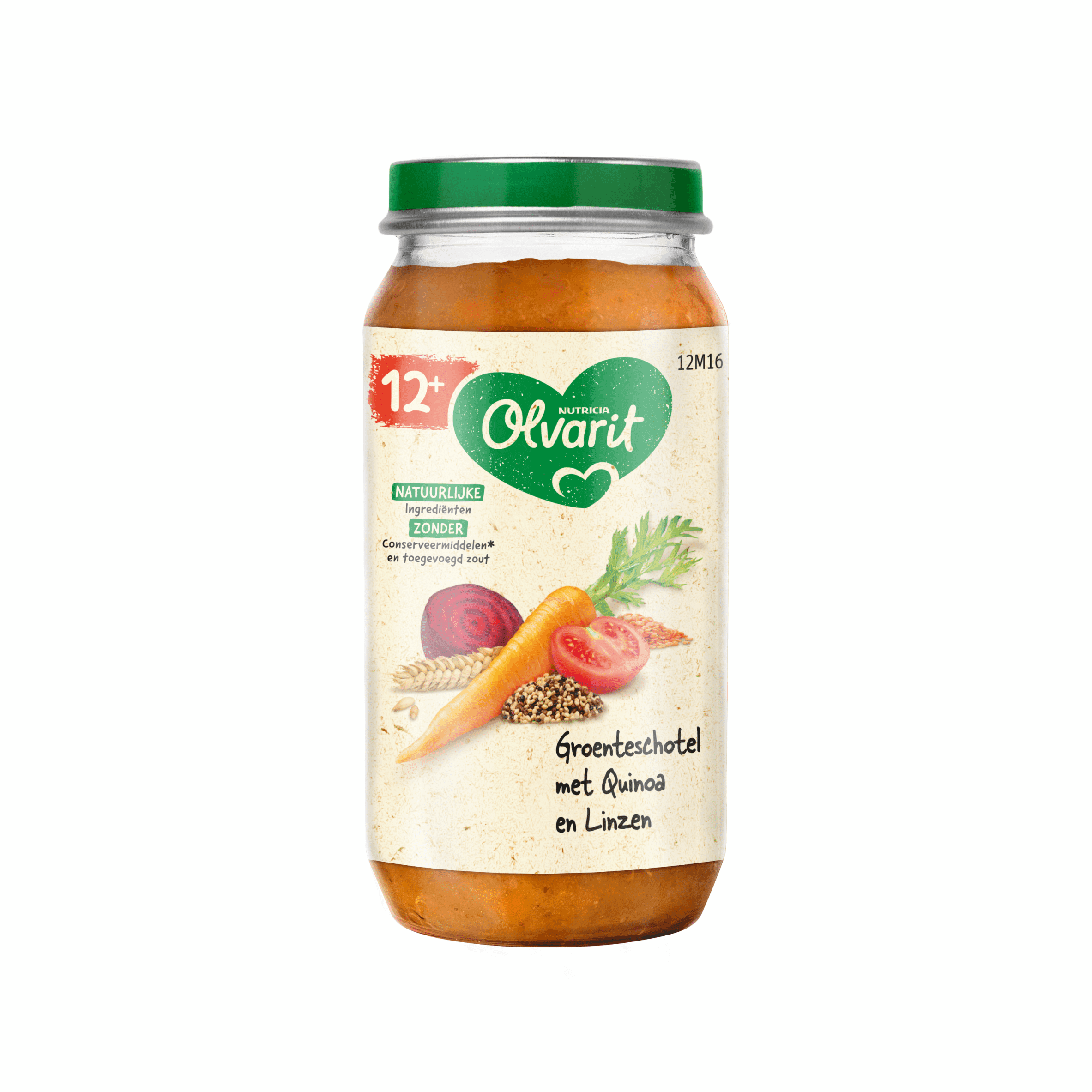 Olvarit 12M16 Groenteschotel quinoa linzen