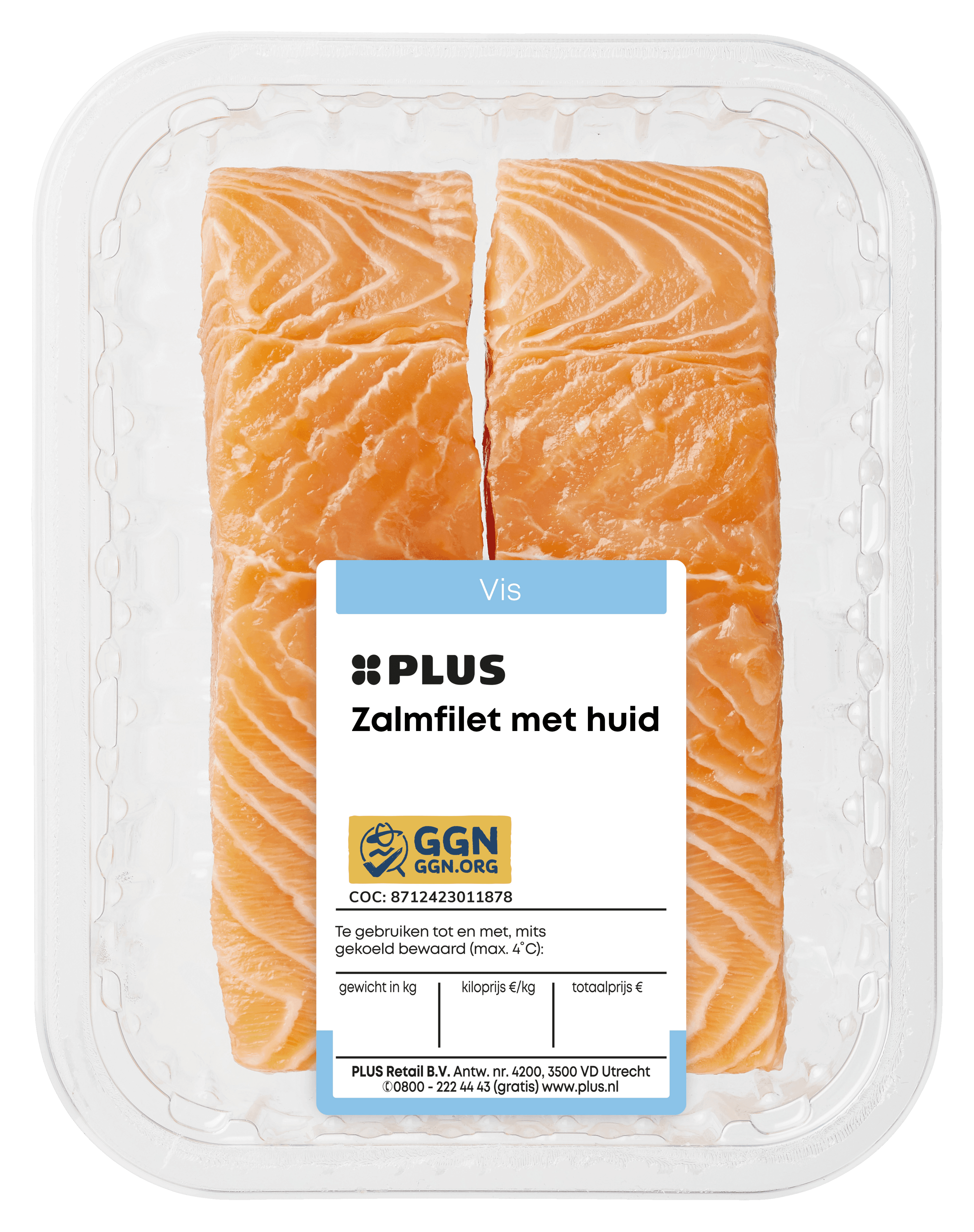 PLUS Zalmfilet met huid