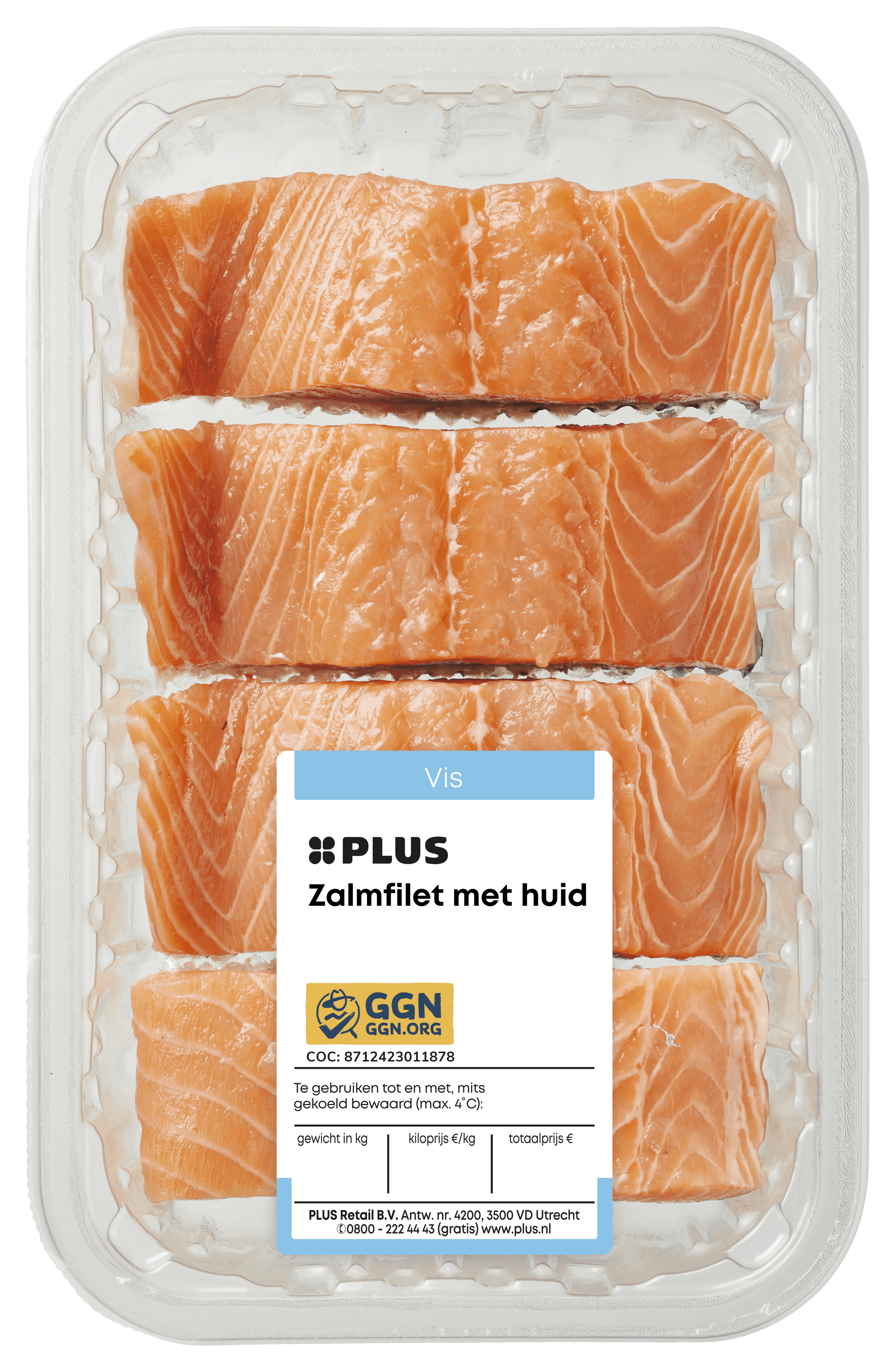 PLUS Zalmfilet met huid