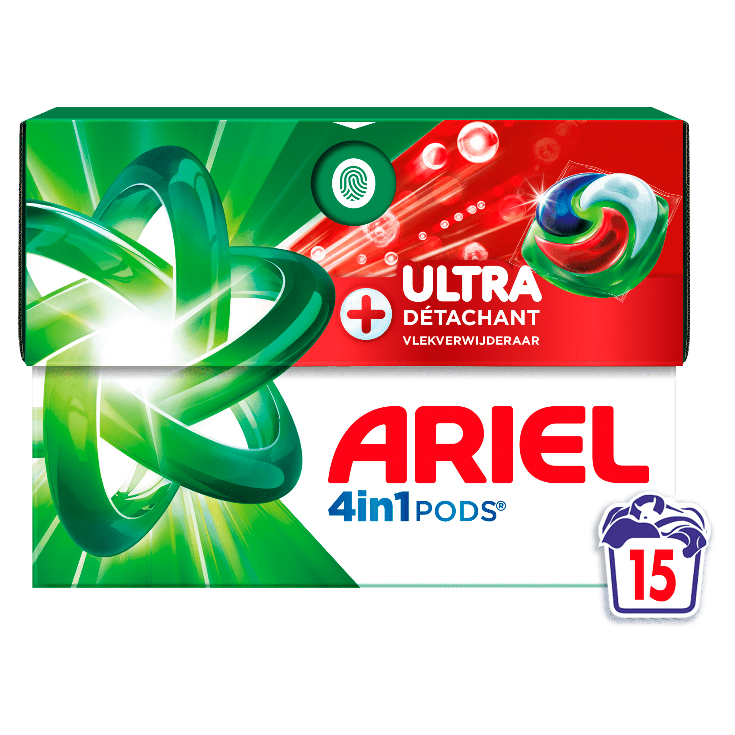 Ariel + Pods 4in1 ultra vlekverwijderaar
