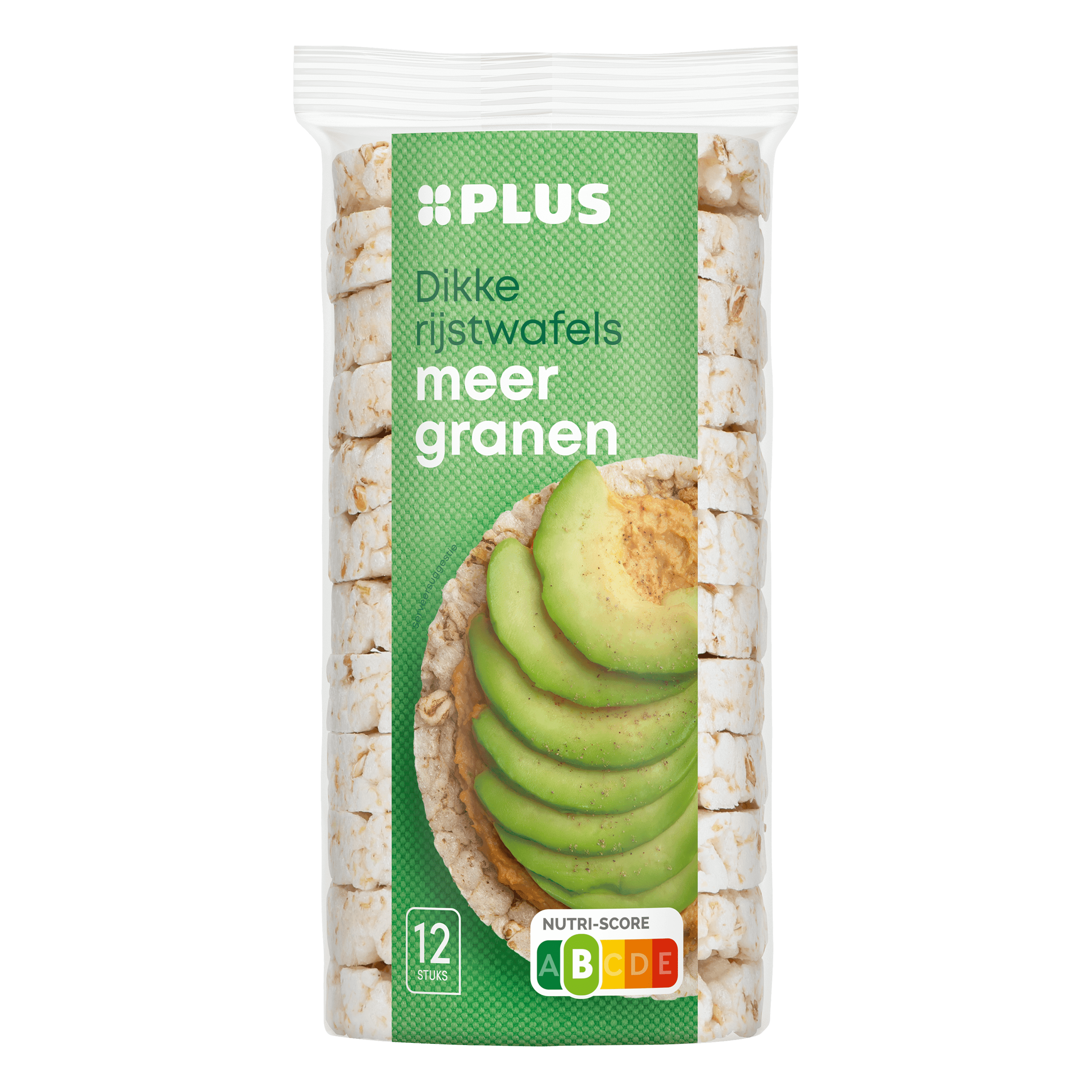 PLUS Dikke rijstwafels meergranen
