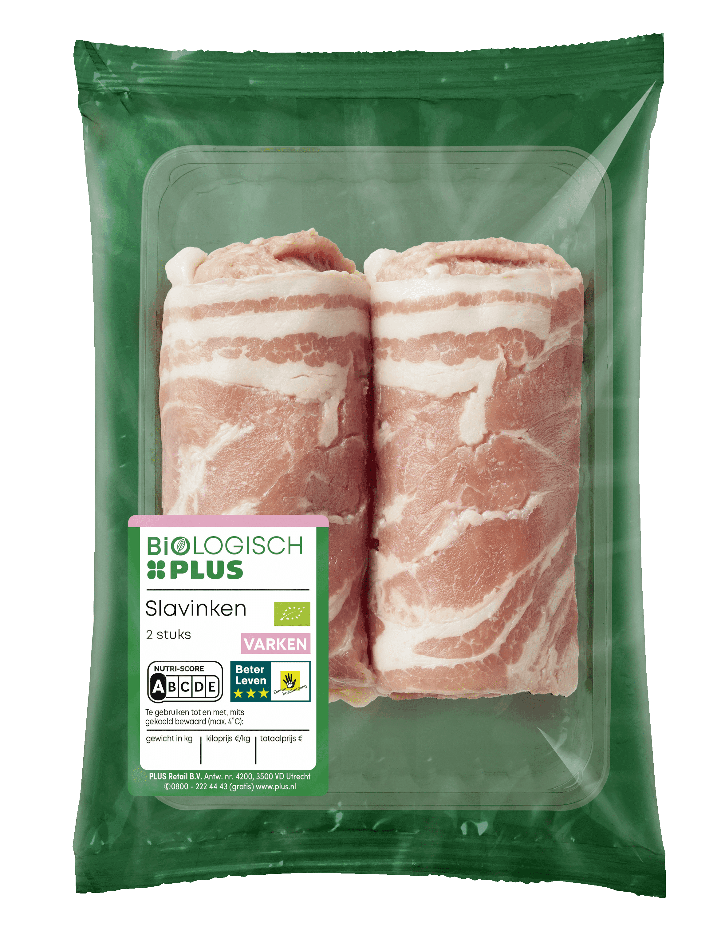 Biologisch PLUS Slavinken 2 stuks