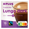 PLUS Koffiecapsules lungo dark fairtrade