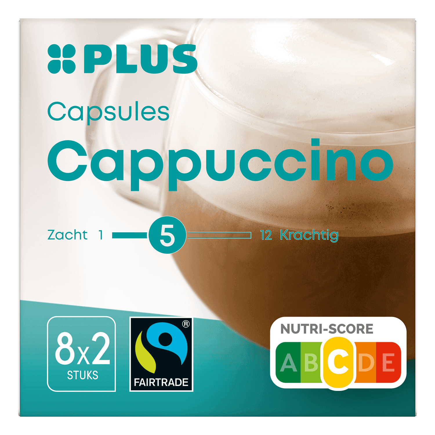 PLUS Koffiecapsules cappuccino fairtrade
