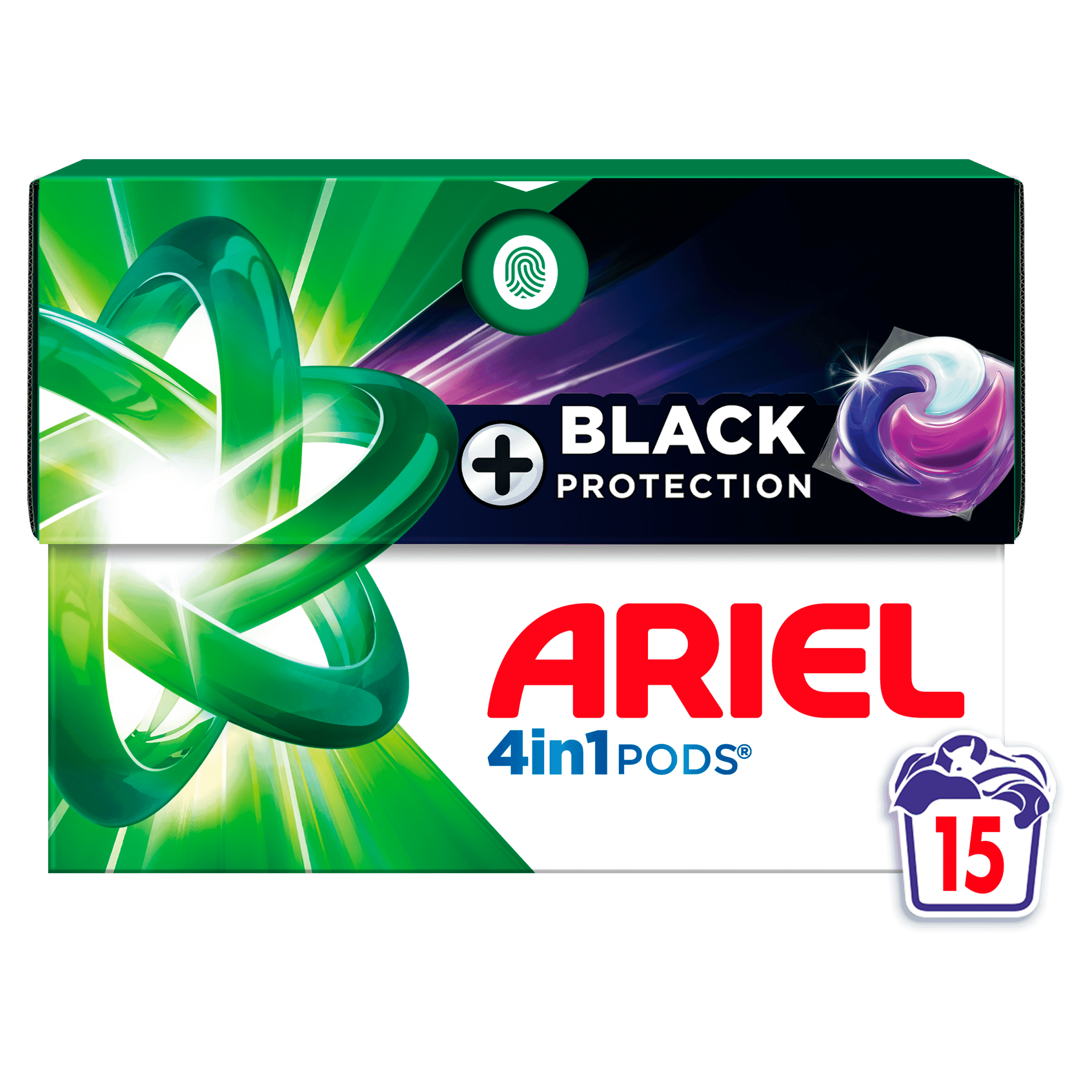 Ariel + Pods 4in1 black protection