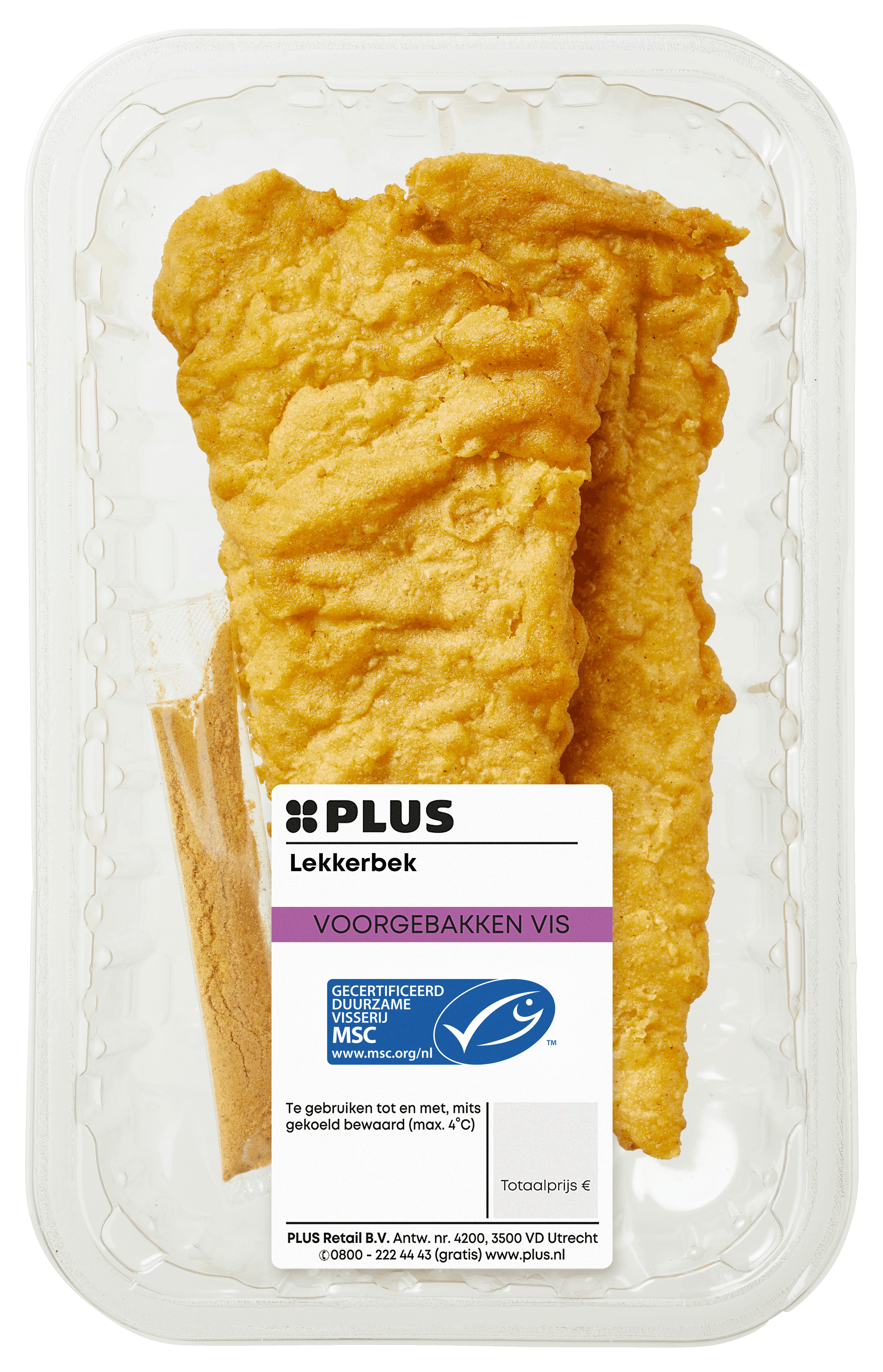 PLUS Gebakken lekkerbek