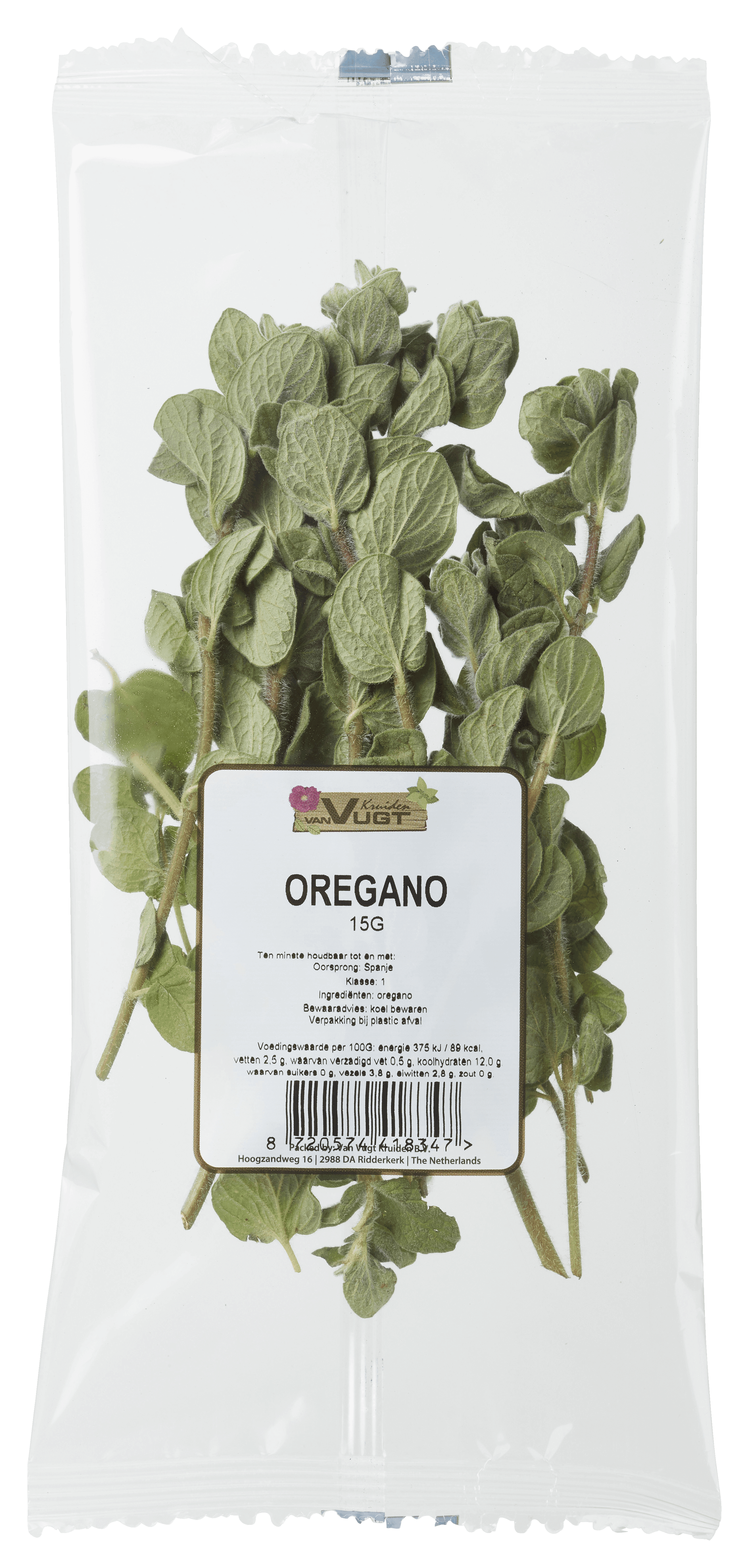 Neutraal Oregano zakje