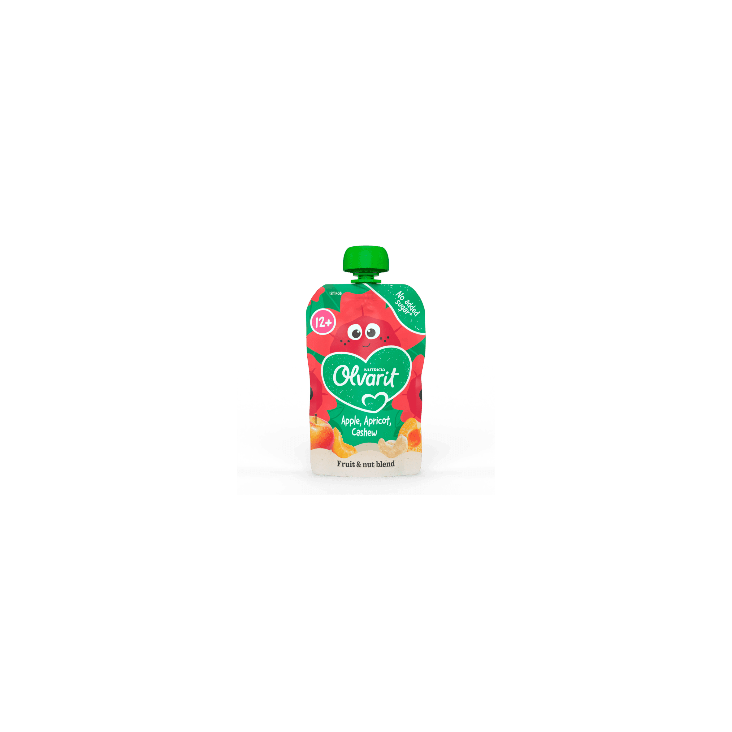 Olvarit 12+ Knijpfruit Appel Abrikoos Cashew