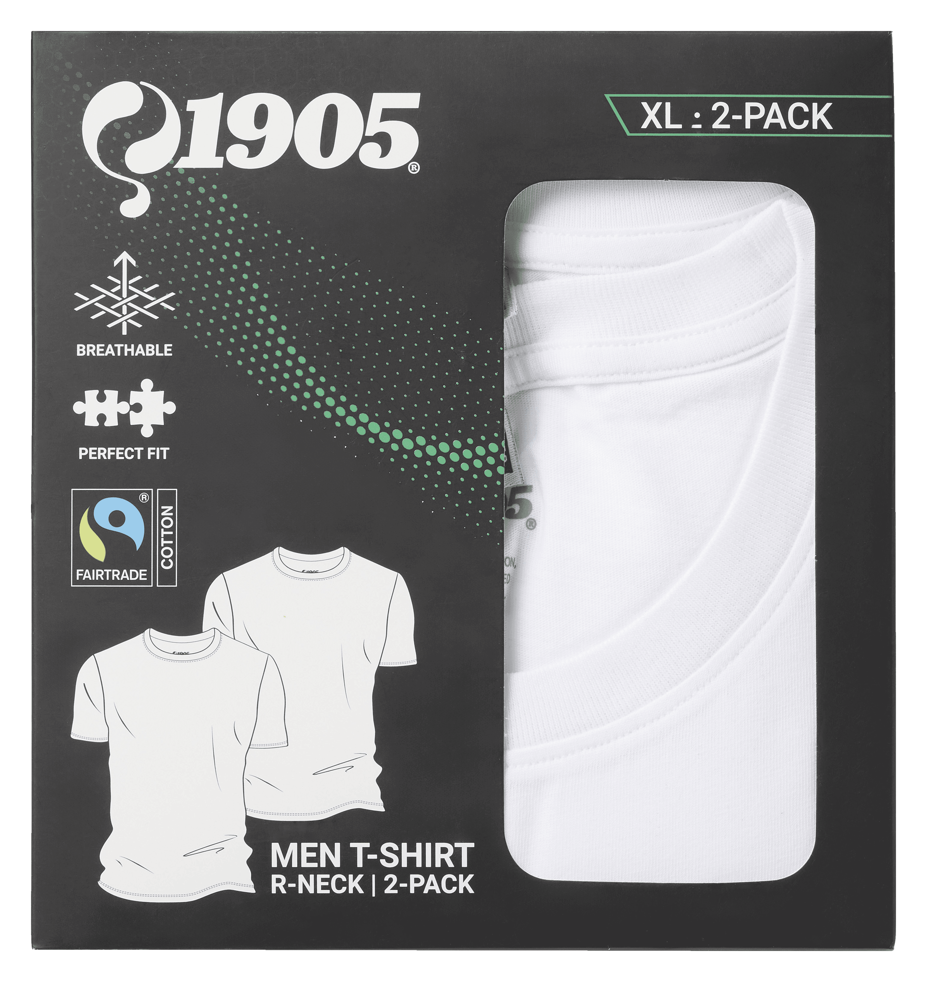 Quick Men Basic T-shirt FT katoen XL