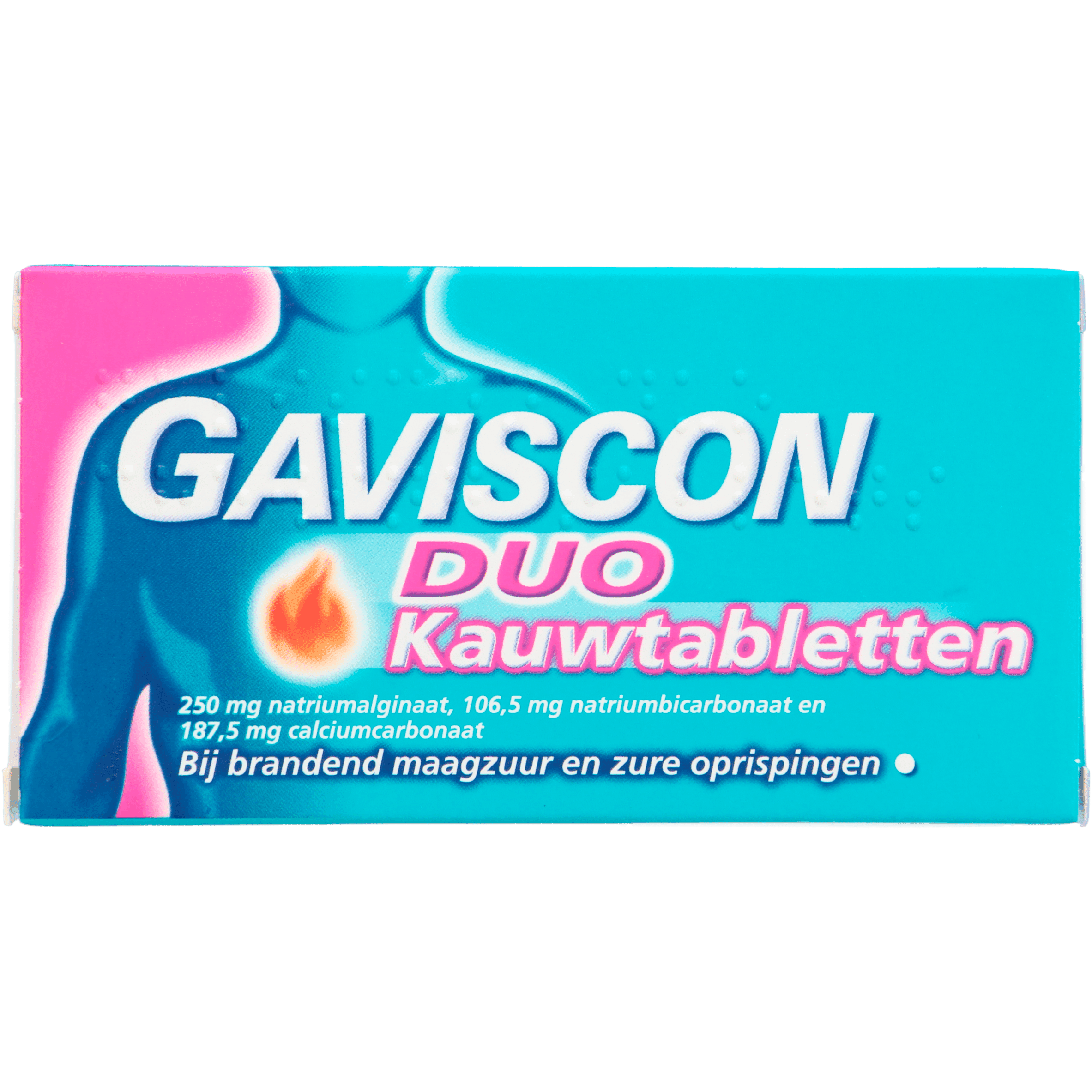 Gaviscon Duo kauwtabletten 250mg
