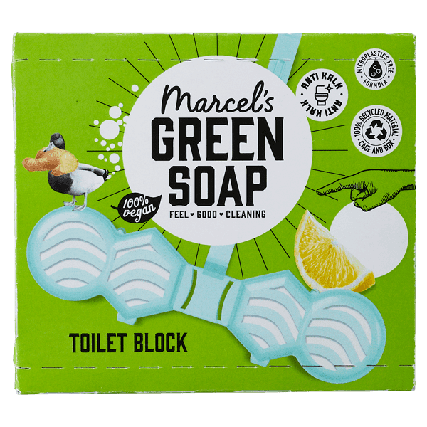 Marcel's Green Soap Toiletblok lemon ginger