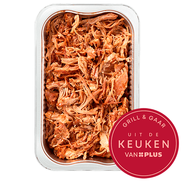Uit de keuken van PLUS Pulled pork