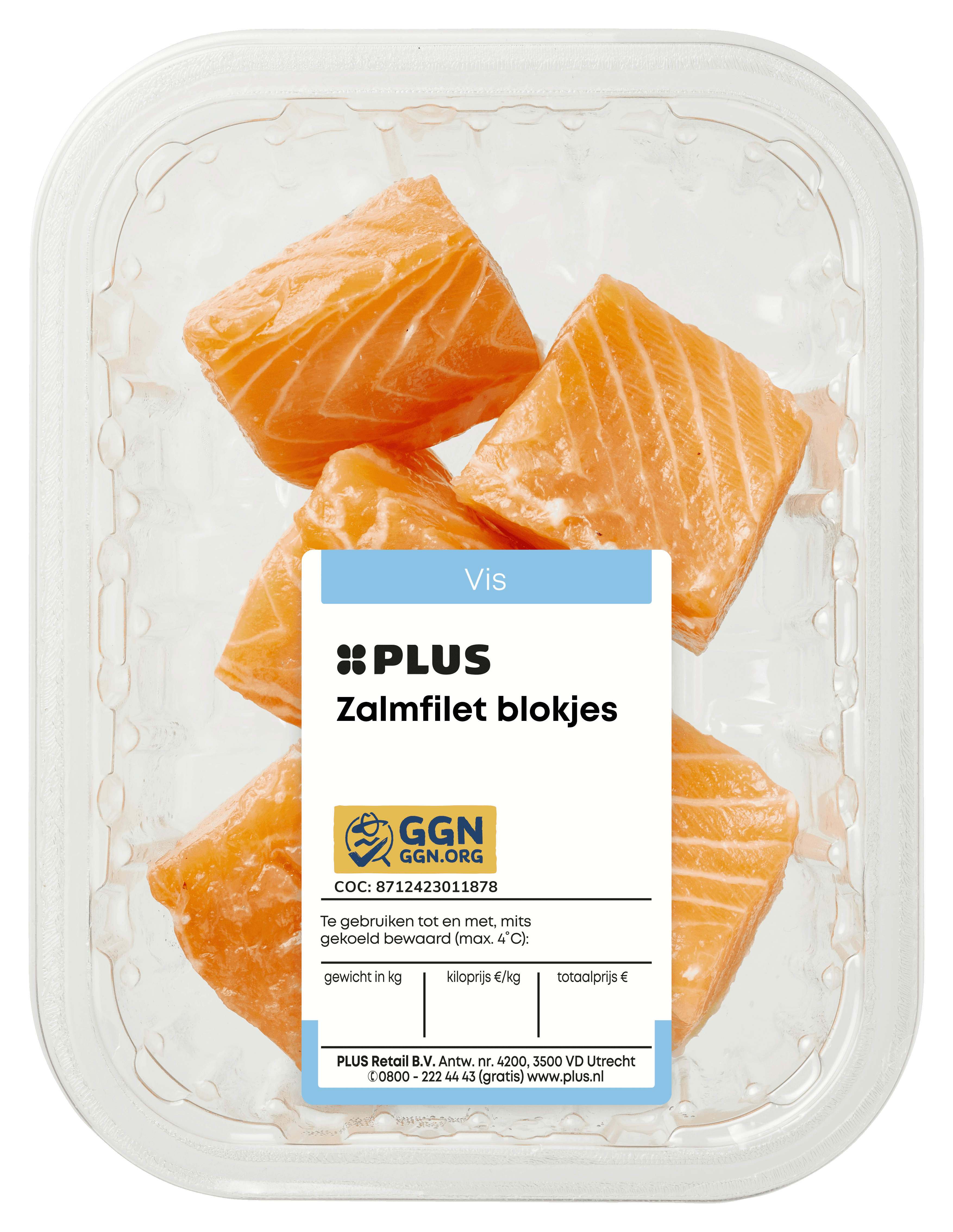PLUS Zalmblokjes