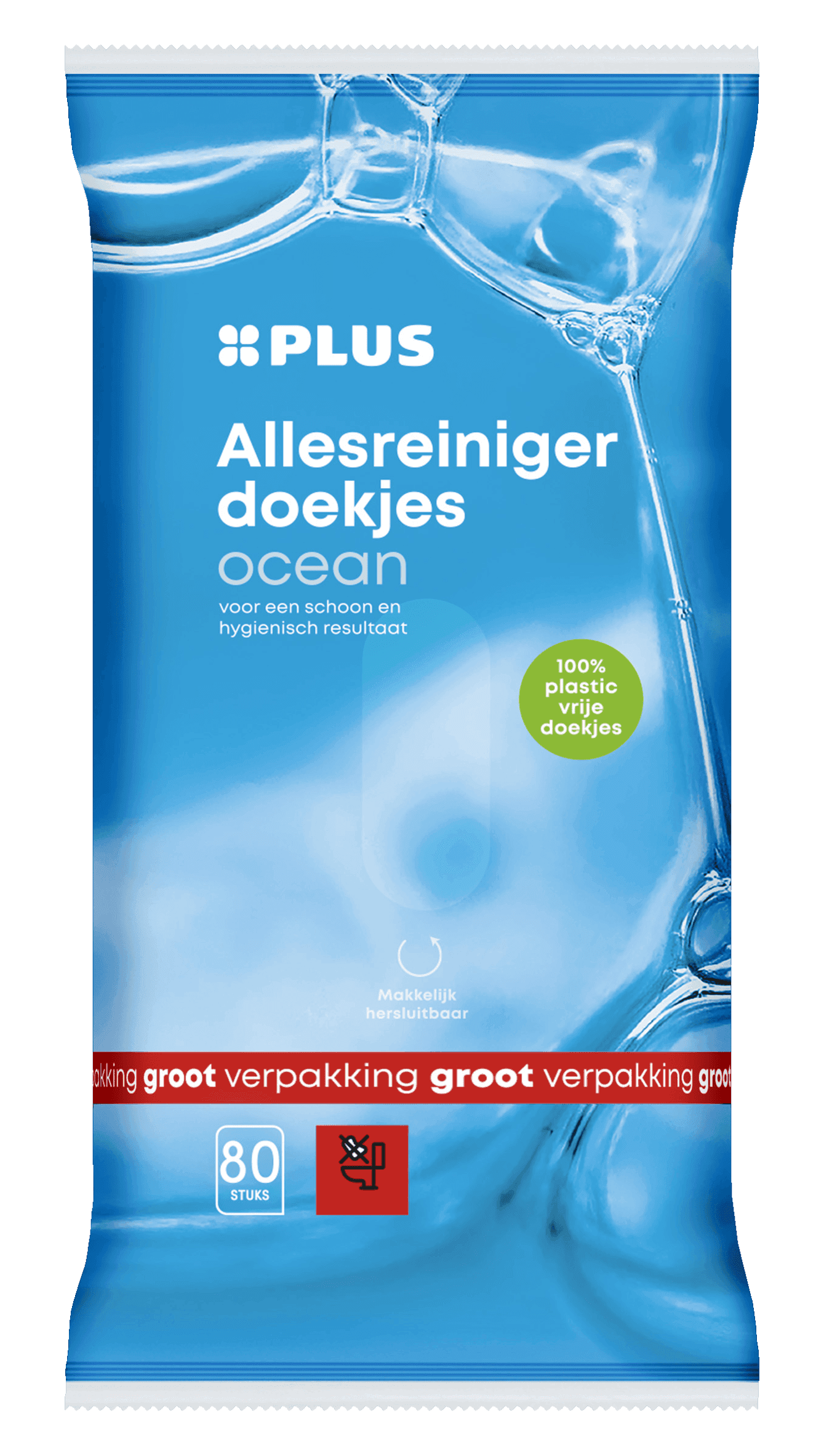PLUS Allesreiniger doekjes ocean plasticvr.