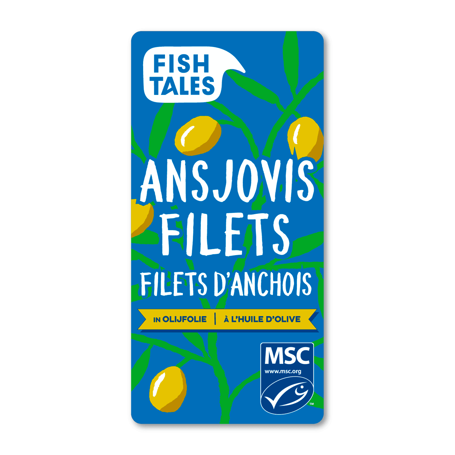 Fish Tales Ansjovisfilets in olijfolie MSC