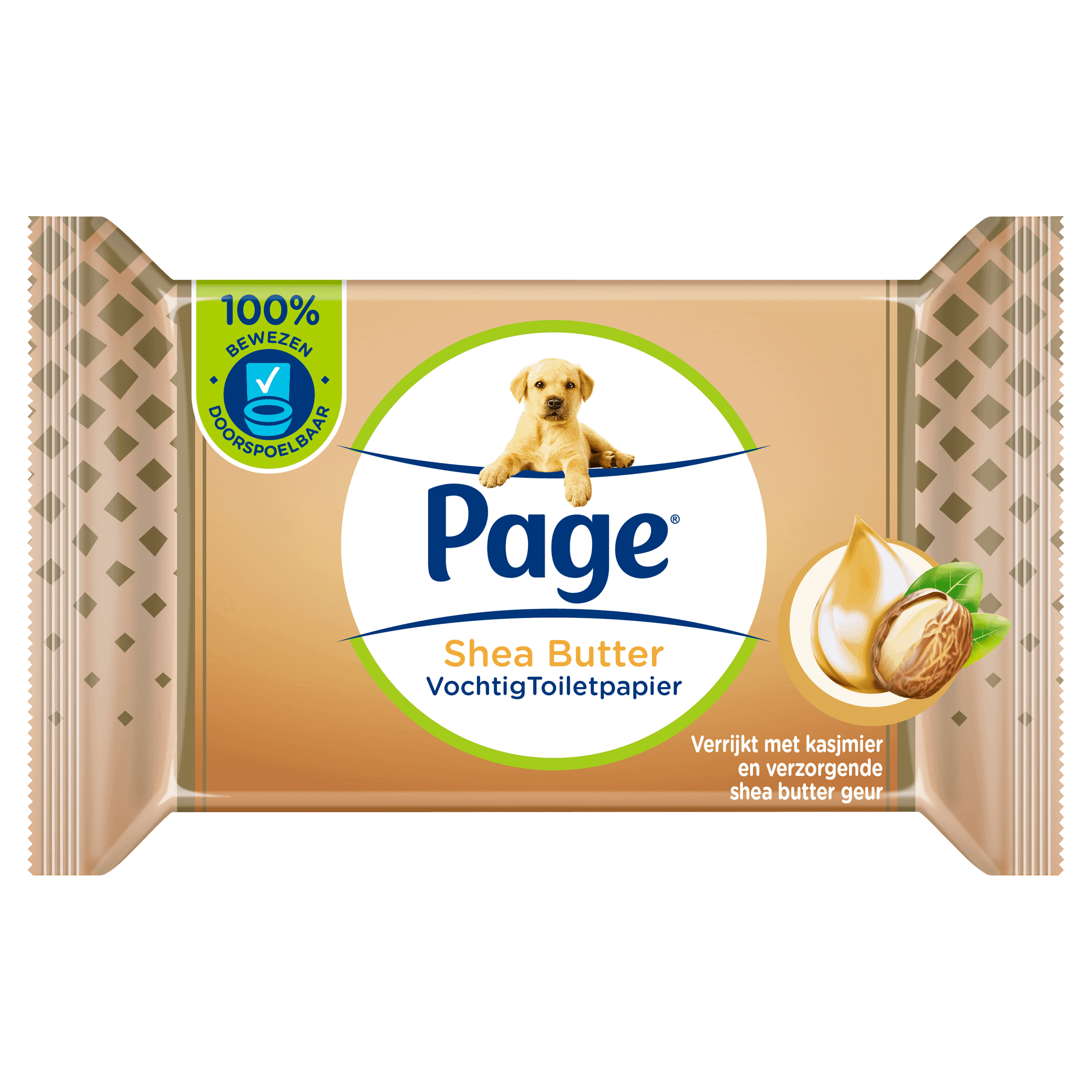 Page Vochtig toiletpapier Shea butter