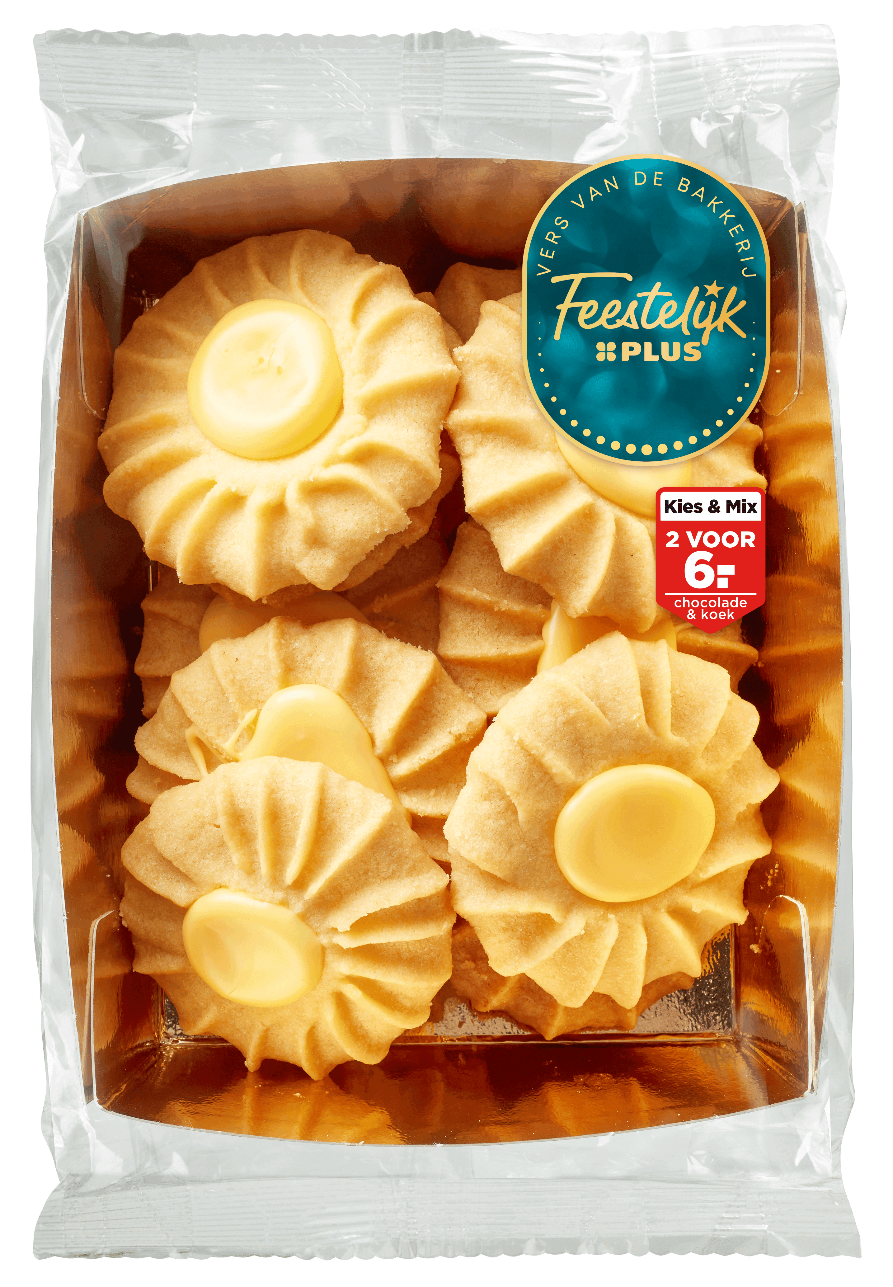 Feestelijk PLUS Voorjaarsmargrietjes koekjes